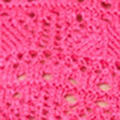 Pointelle V-Neck Pullover Sweater, BEETROOT PURPLE, swatch