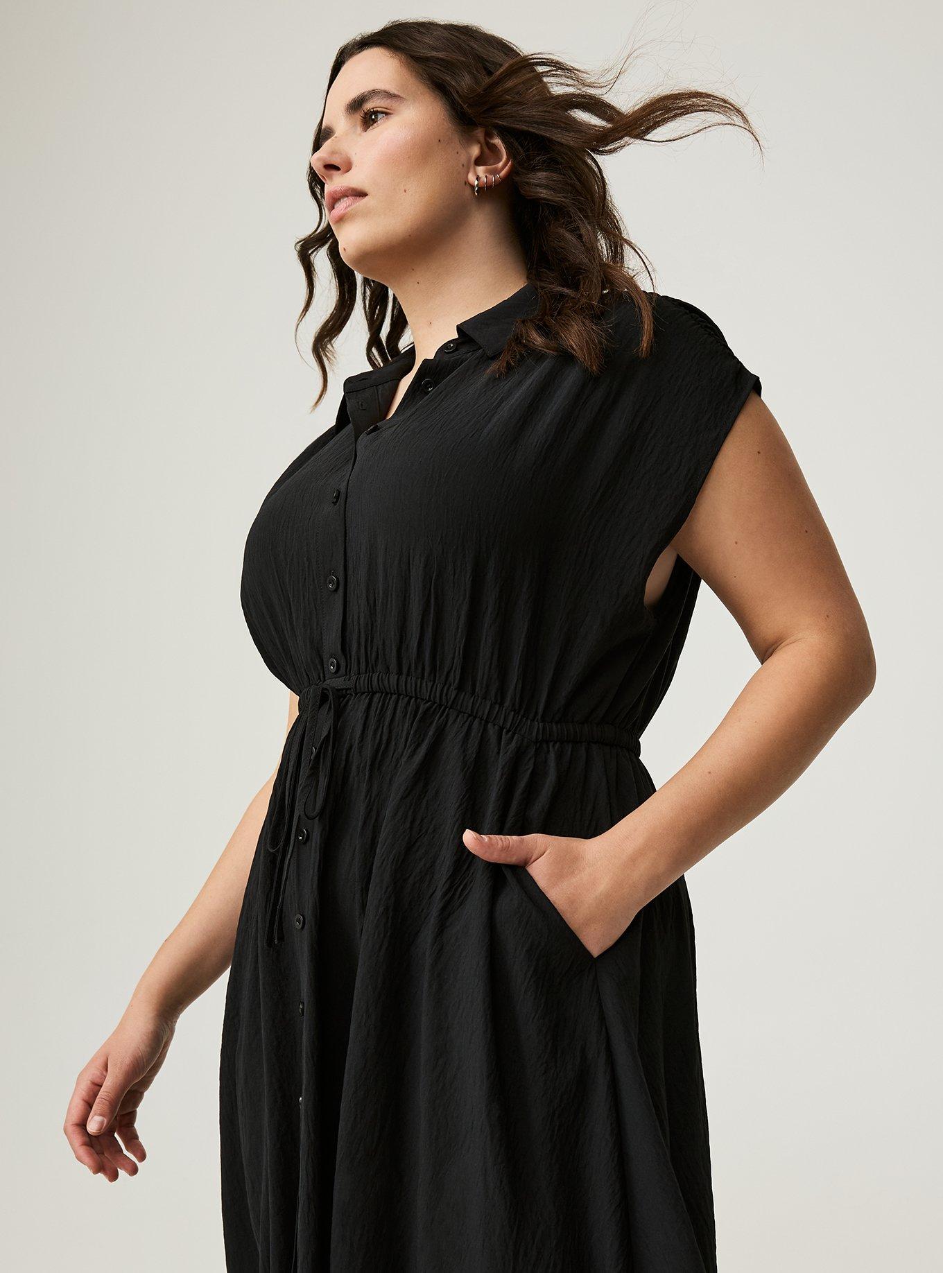 Dolman Midi Shirtdress