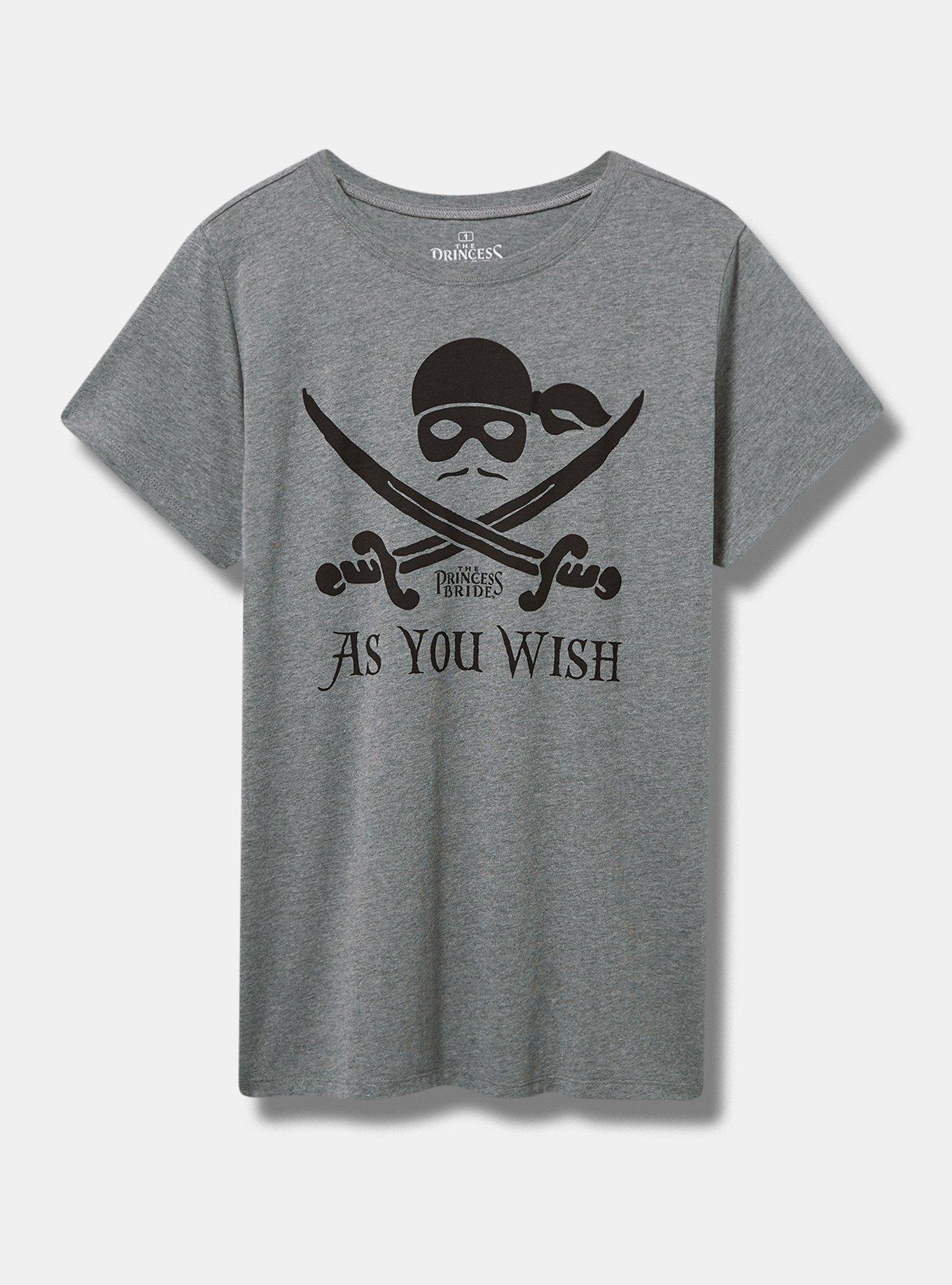 Princess Bride Wish Classic Fit Cotton Crew Tee, MEDIUM HEATHER GREY, hi-res
