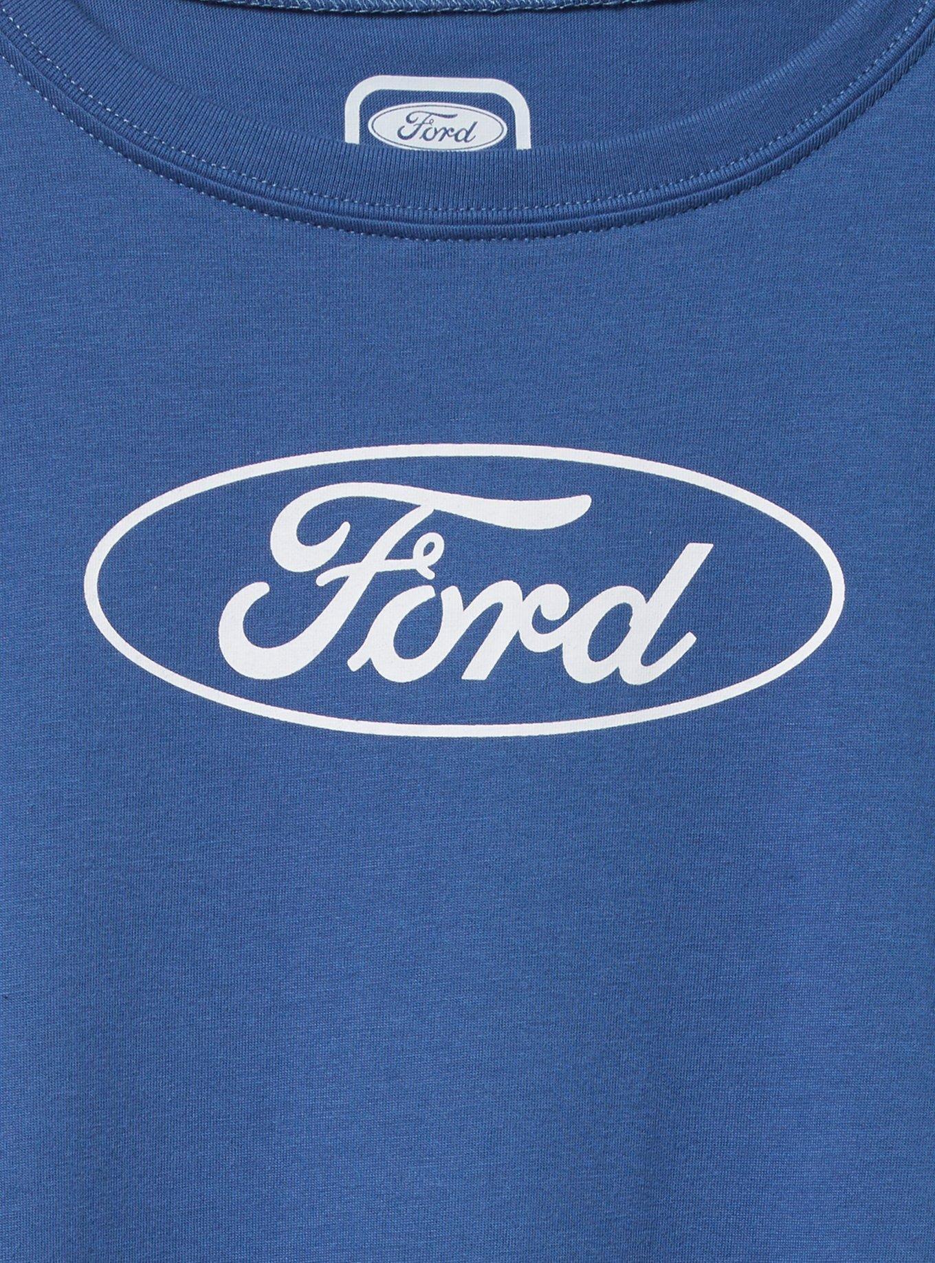 Ford Mustang Logo Classic Fit Cotton Crew Tee