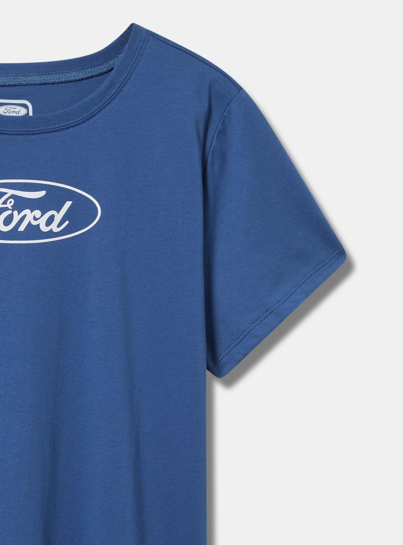 Ford Mustang Logo Classic Fit Cotton Crew Tee