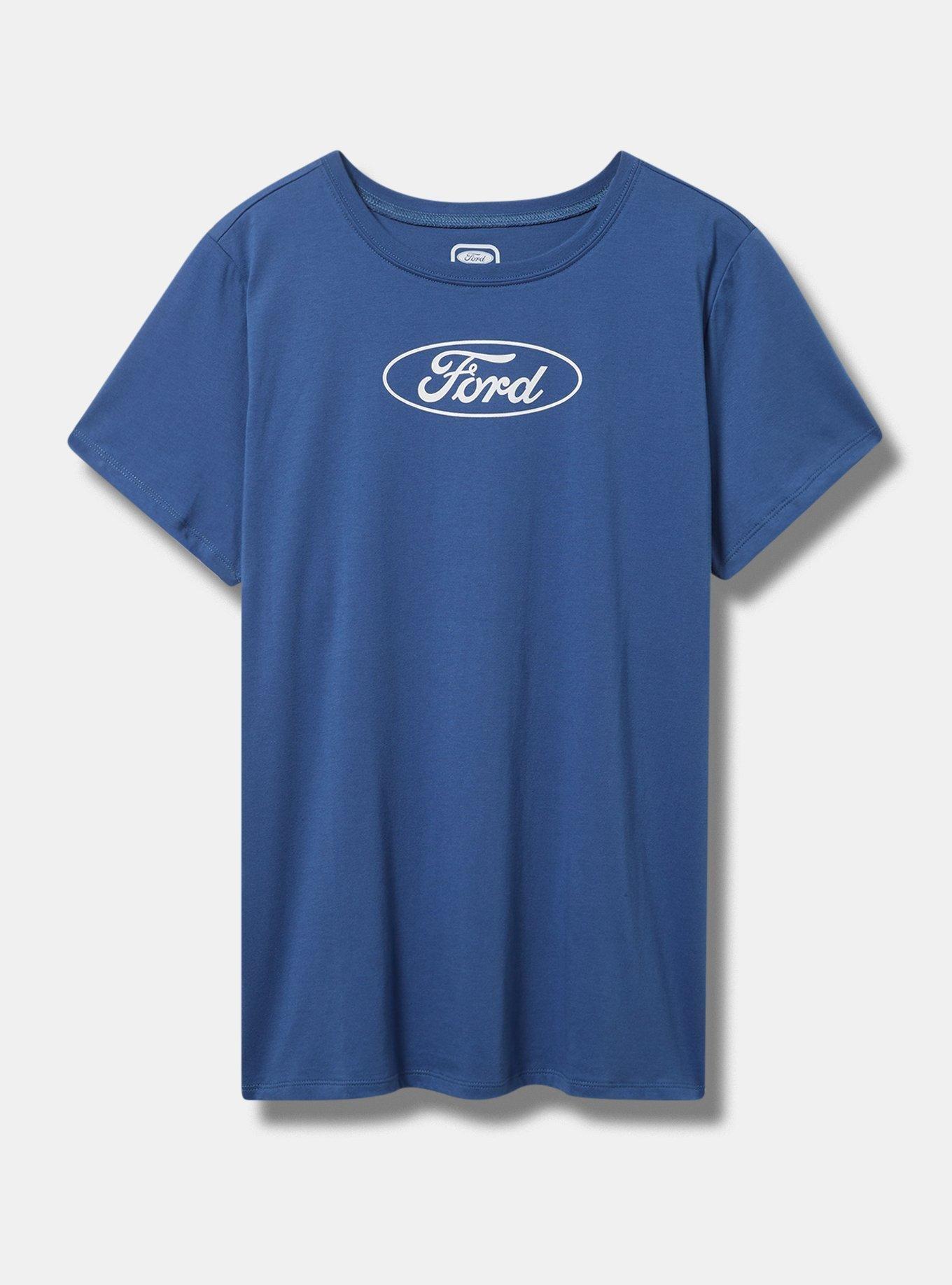 Ford Mustang Logo Classic Fit Cotton Crew Tee