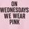 Mean Girls Wednesdays Classic Fit Cotton Crew Tee, PINK, swatch