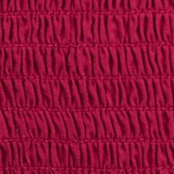 Plus Size Peplum Challis Tank, RED PLUM, swatch