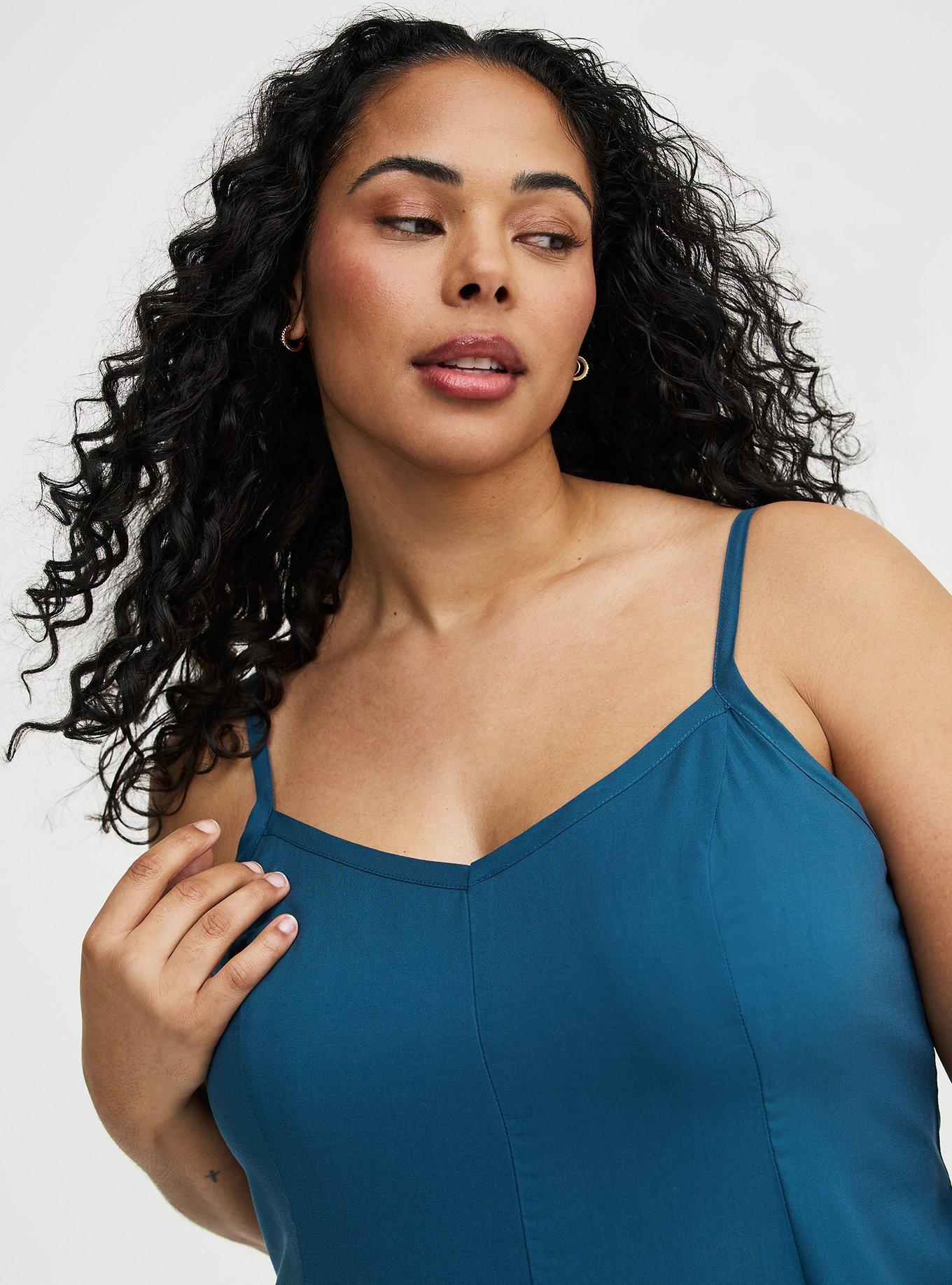 Tiered Trapeze Maxi Dress, LEGION BLUE, alternate