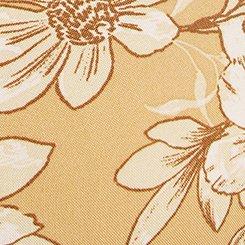 Tiered Trapeze Maxi Dress, BREEZY FLORAL OCHRE, swatch