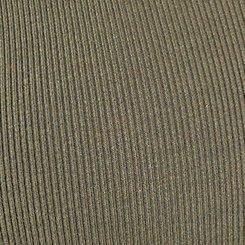 Cotton Modal Rib Notch Neck Crochet Inset Tank, DEEP DEPTHS, swatch