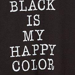 Black Happy Color Classic Fit Signature Jersey Tee, DEEP BLACK, swatch