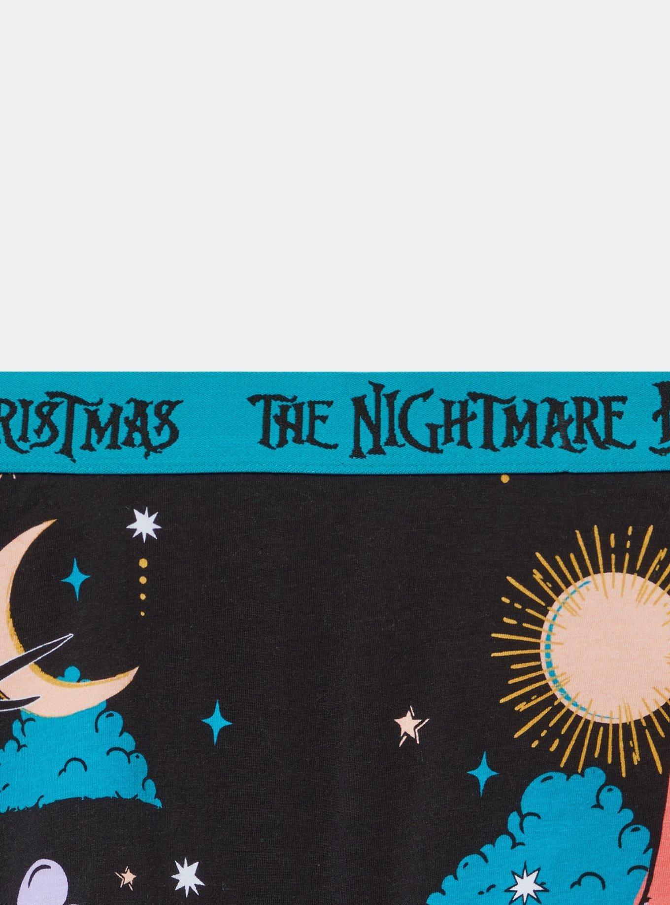 Nightmare Before Christmas Mid-Rise Cotton Boyshort, MULTI, alternate