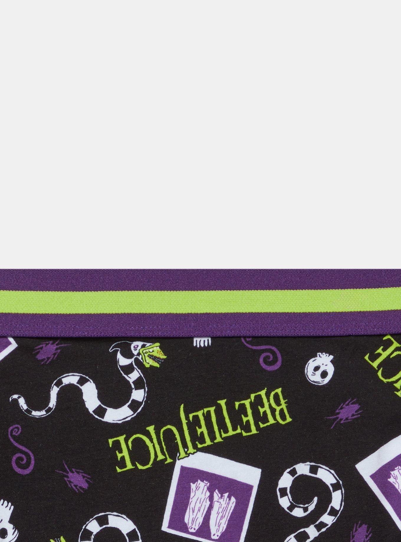 Beetlejuice Mid Rise Cotton Hipster Panty