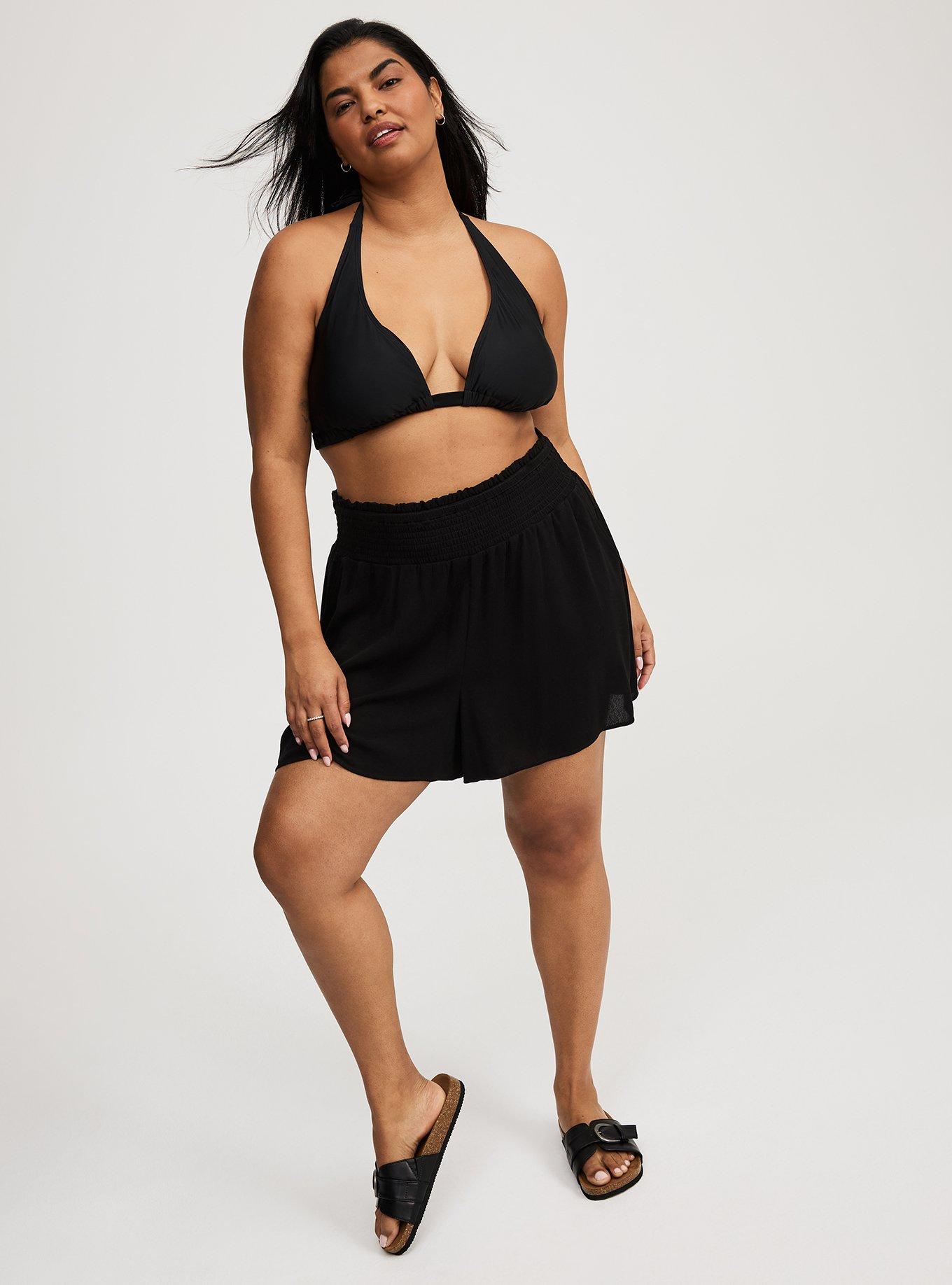 Pull-On Washable Gauze High-Rise Short