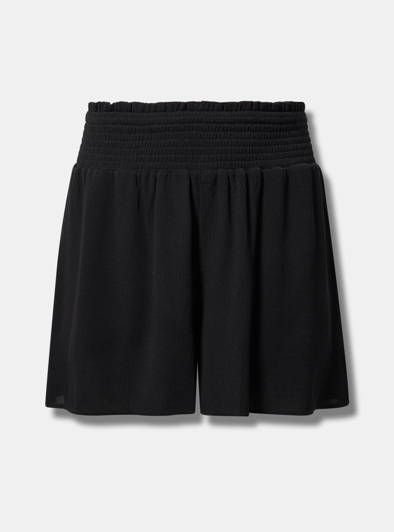 Pull-On High-Rise Gauze Short