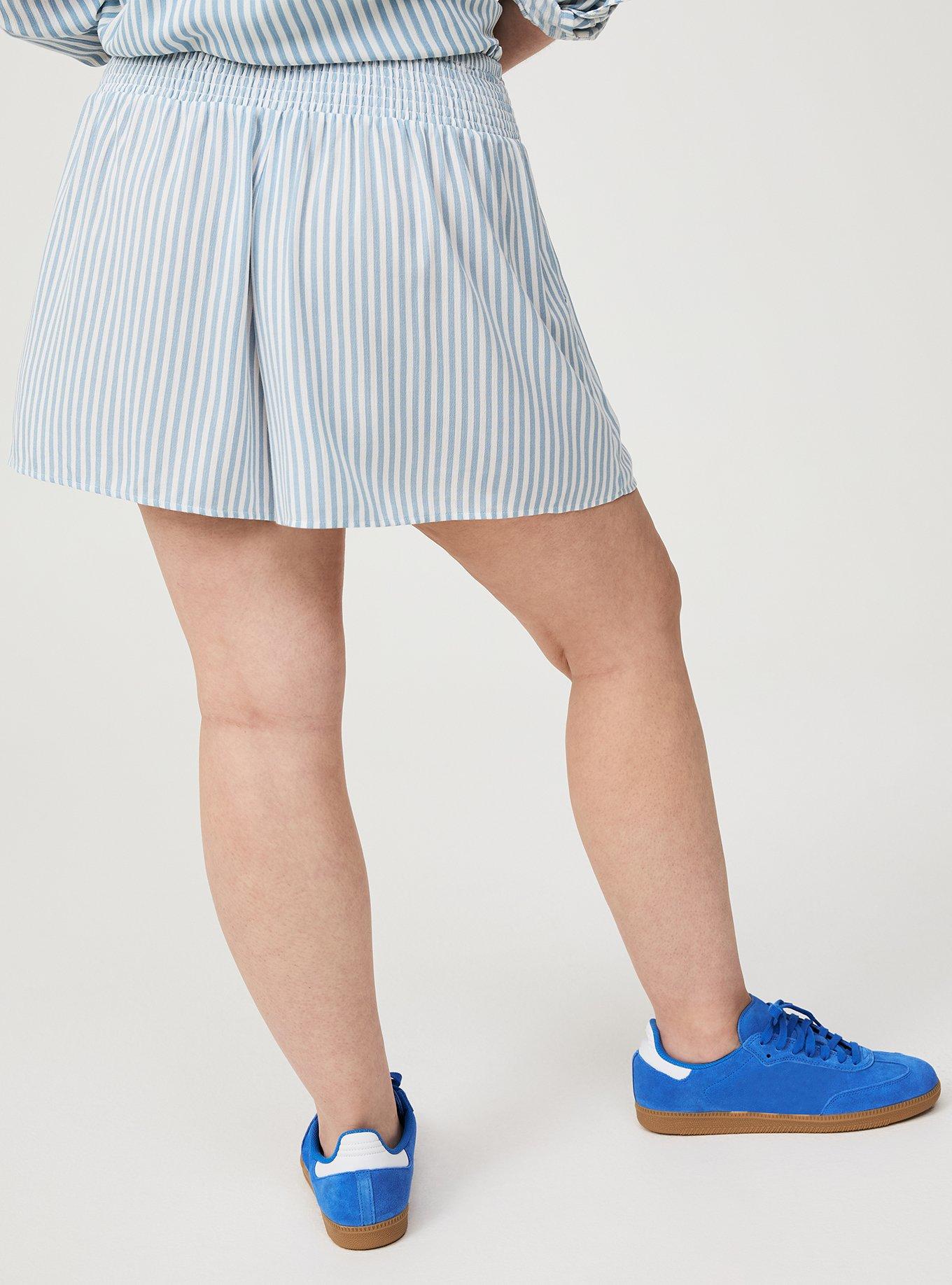 Pull-On High-Rise Gauze Short