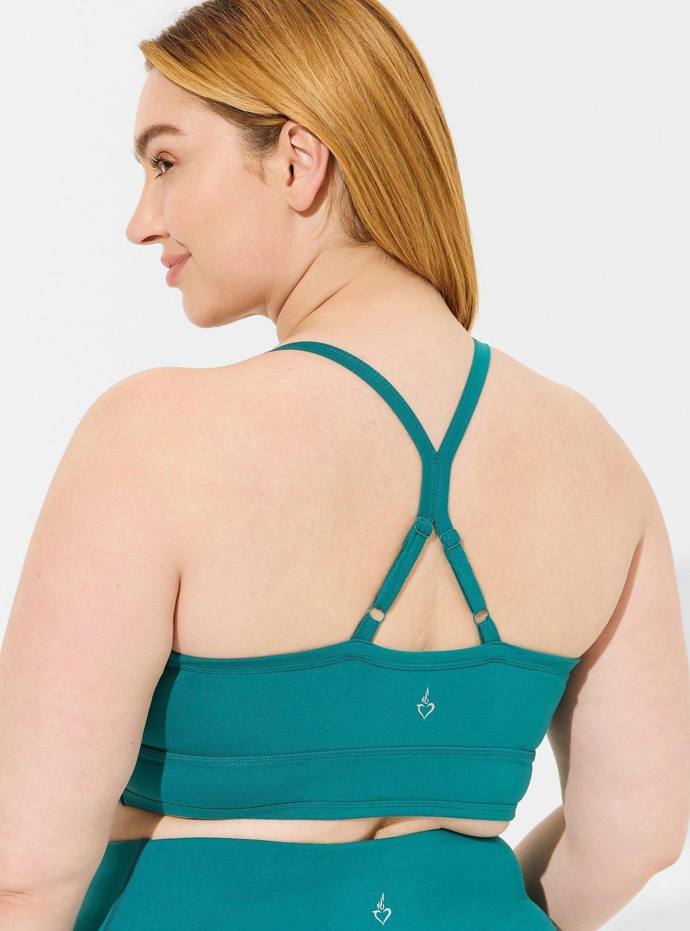 Low-Impact Brushed V-Neck Sports Bra