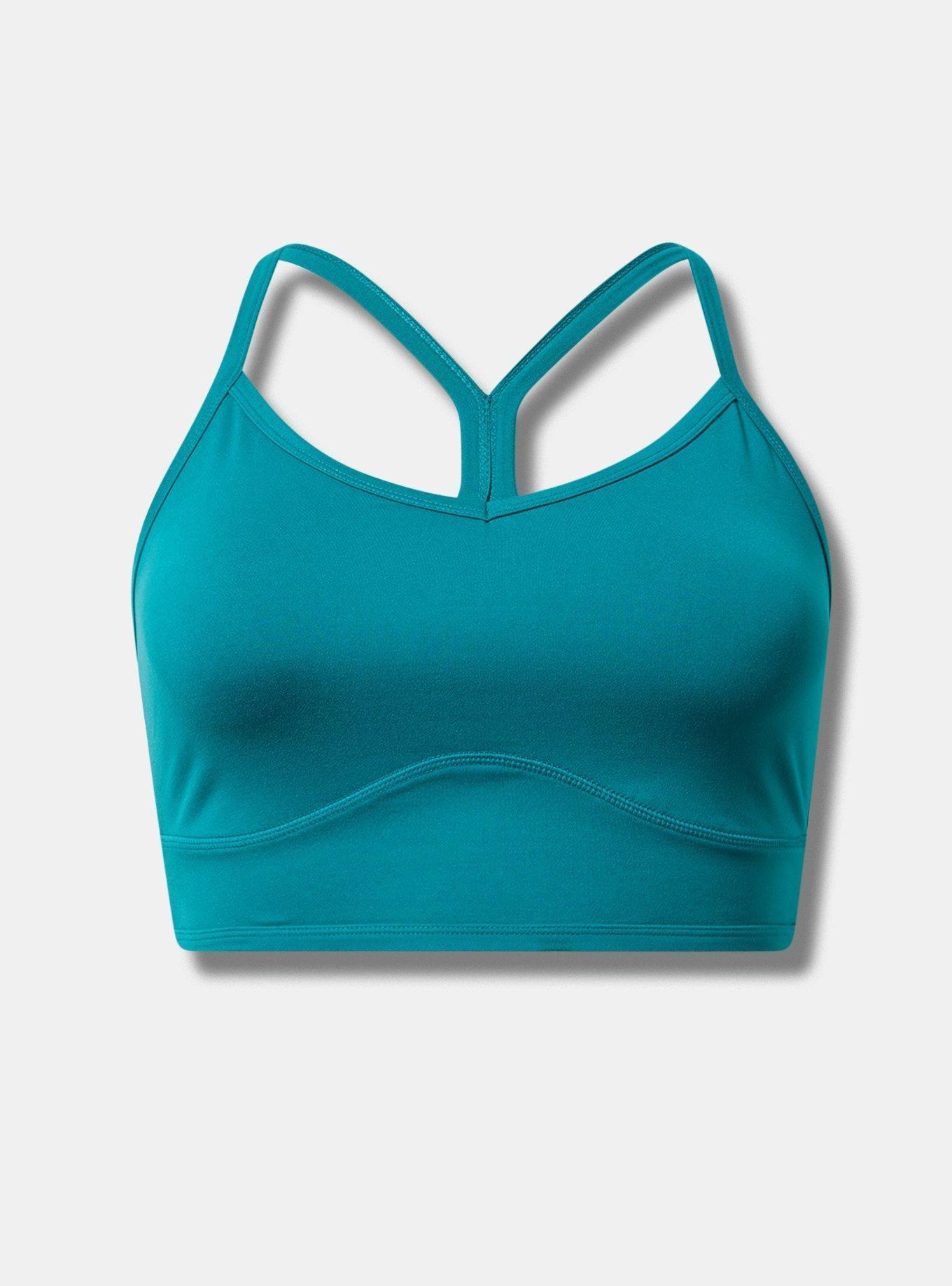 Low Impact Wireless Brushed V-Neck Active Sports Bra