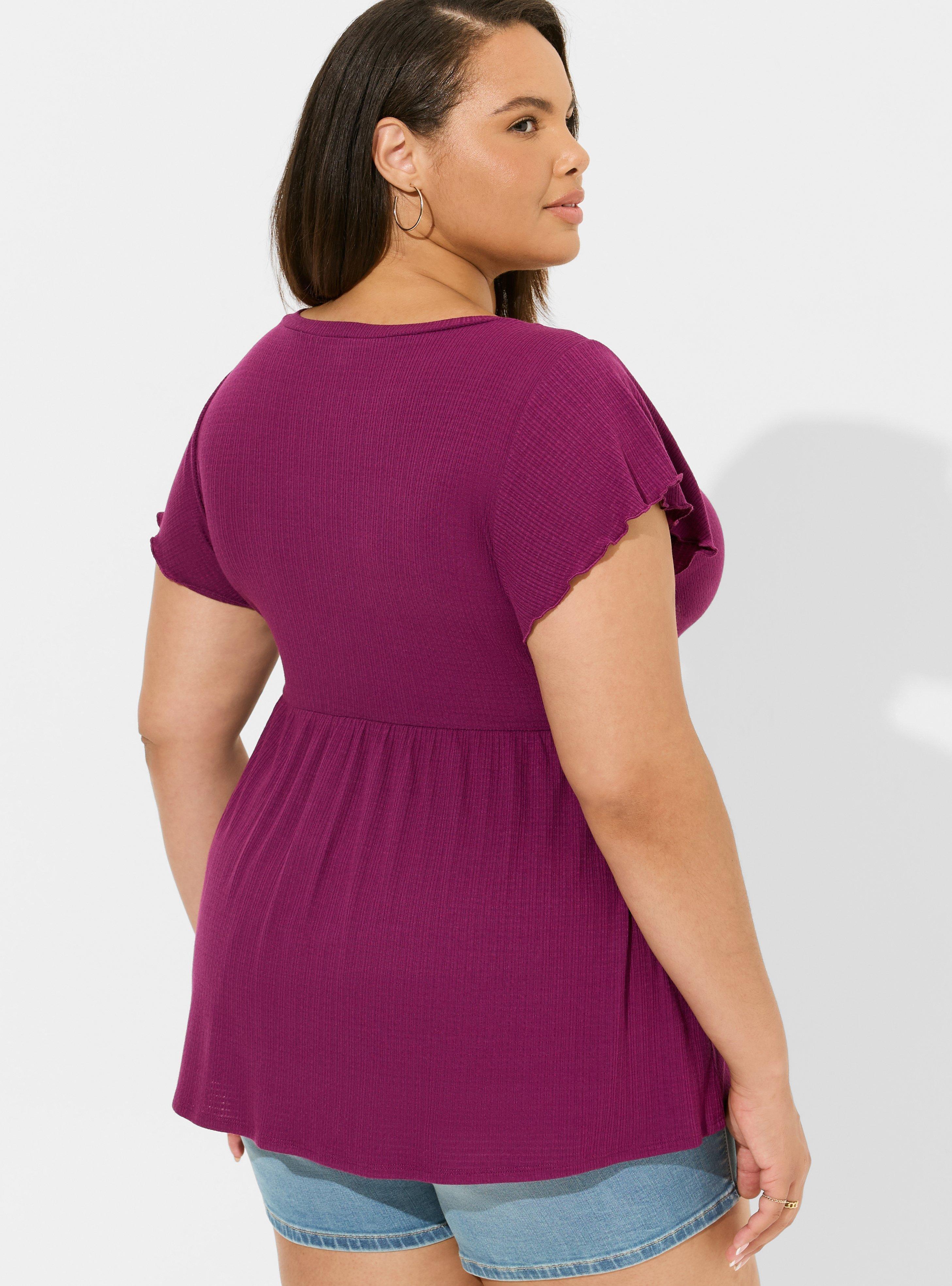 Babydoll V-Neck Top