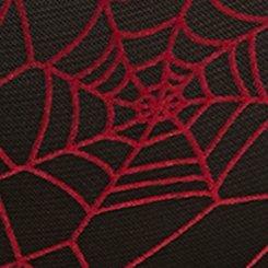 Flocked Mesh Hipster, ALLOVER SPIDERWEBS BLACK, swatch