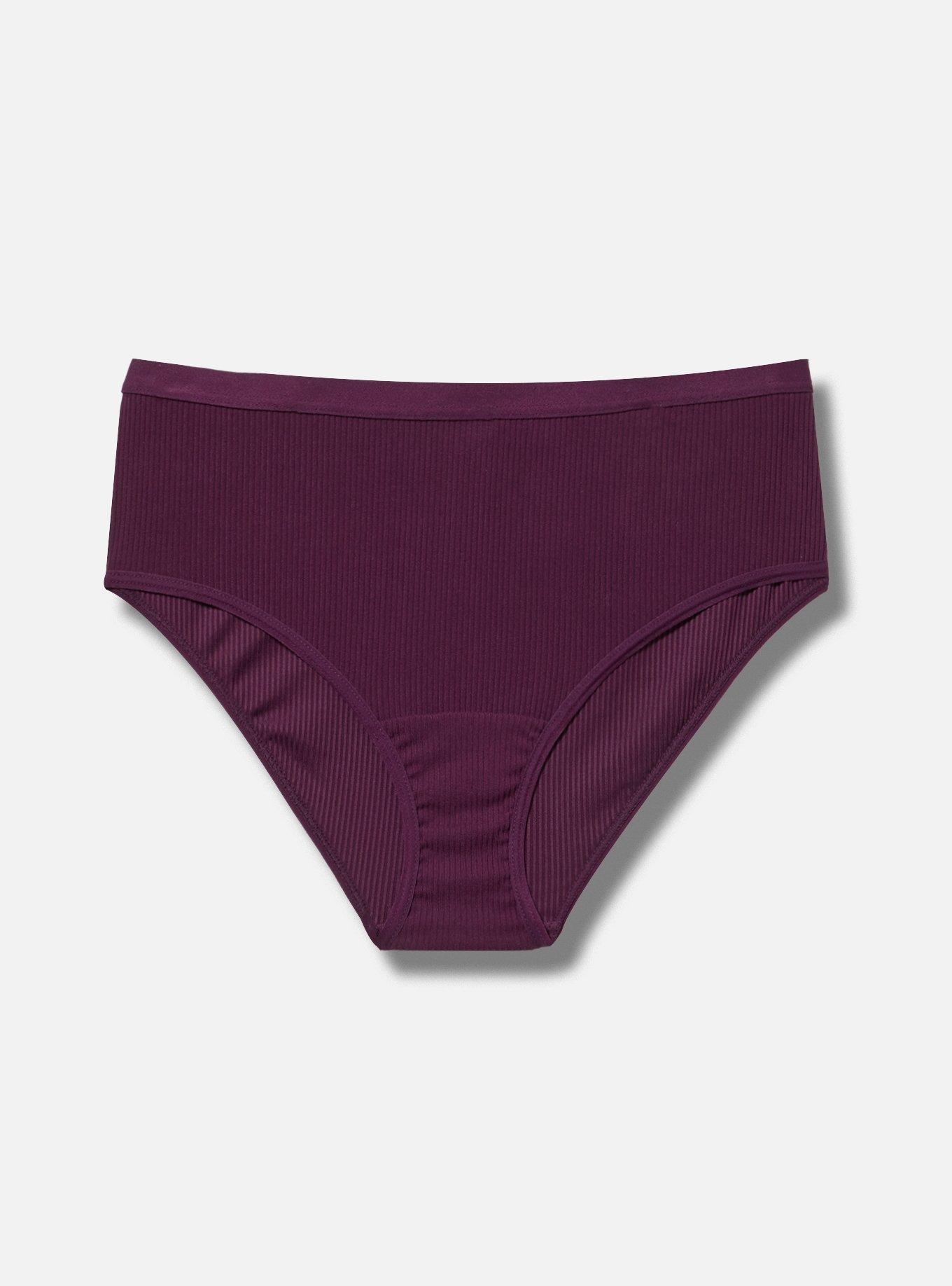 Microfiber Ribbed Mid Rise Hipster Panty