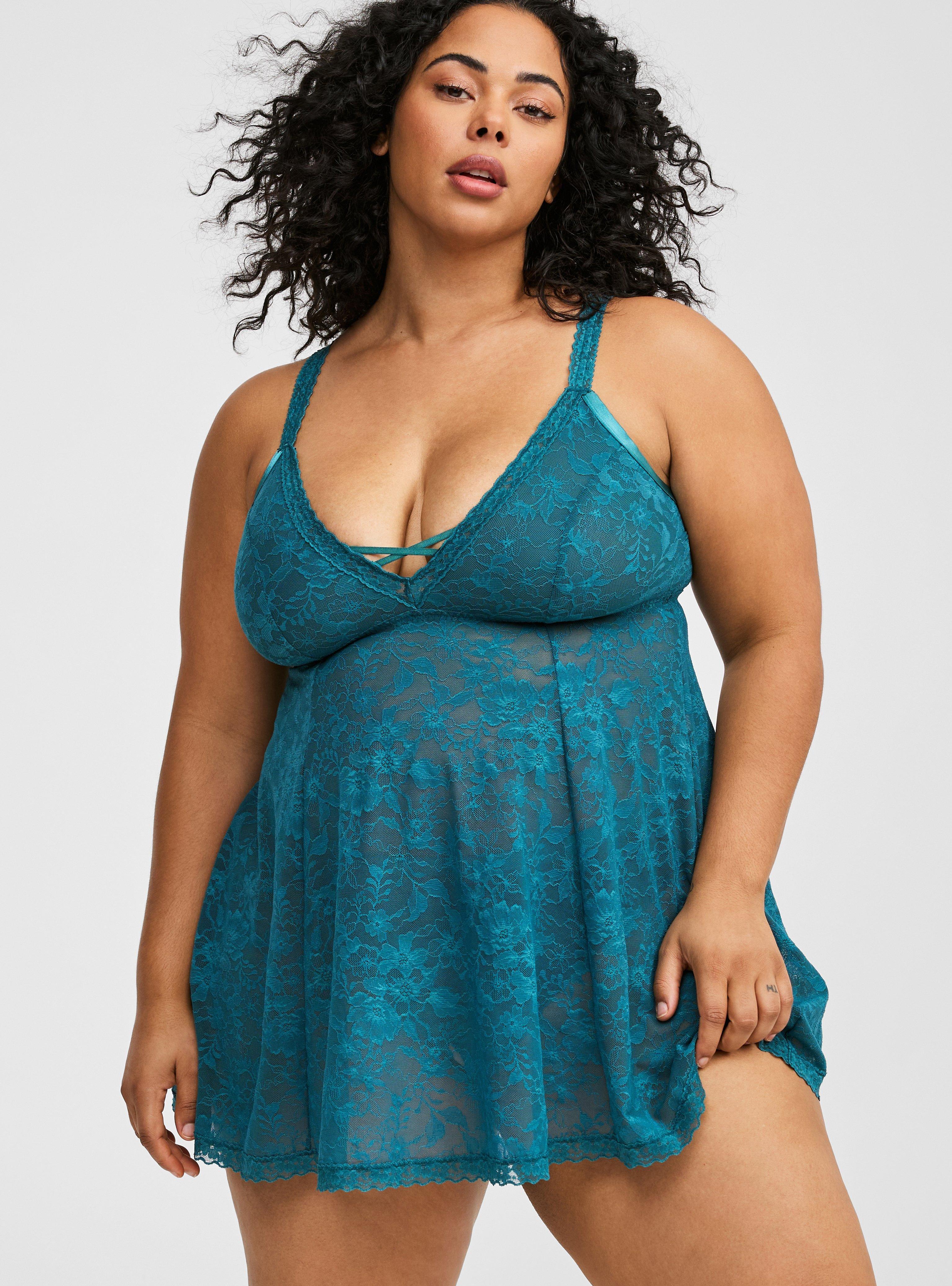 Plus Size Lace Teddy Torrid