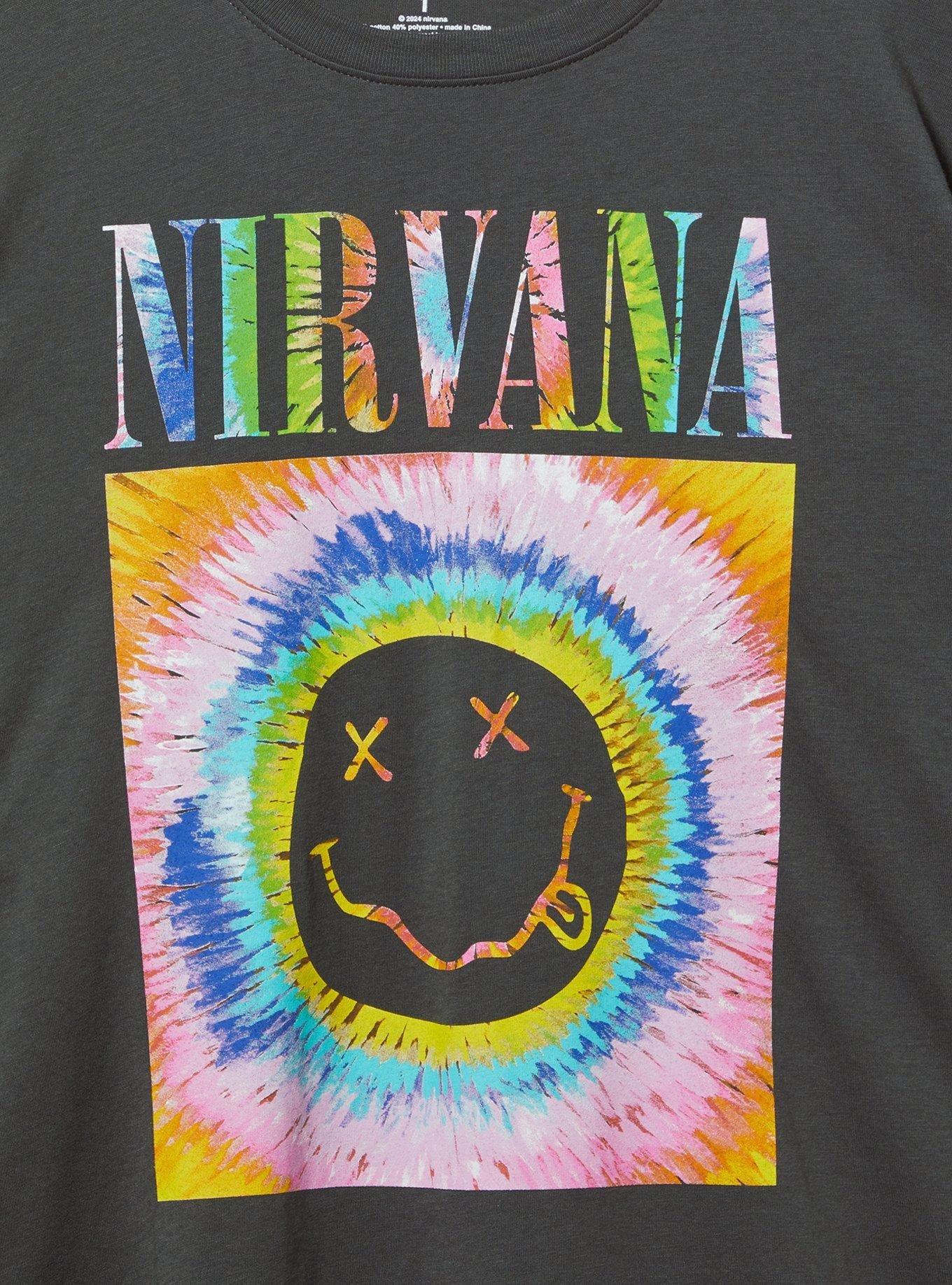 Nirvana Oversize Fit Cotton Crew Tee