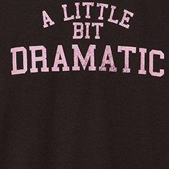 Mean Girls Dramatic Classic Fit Cotton Crew Tee, DEEP BLACK, swatch