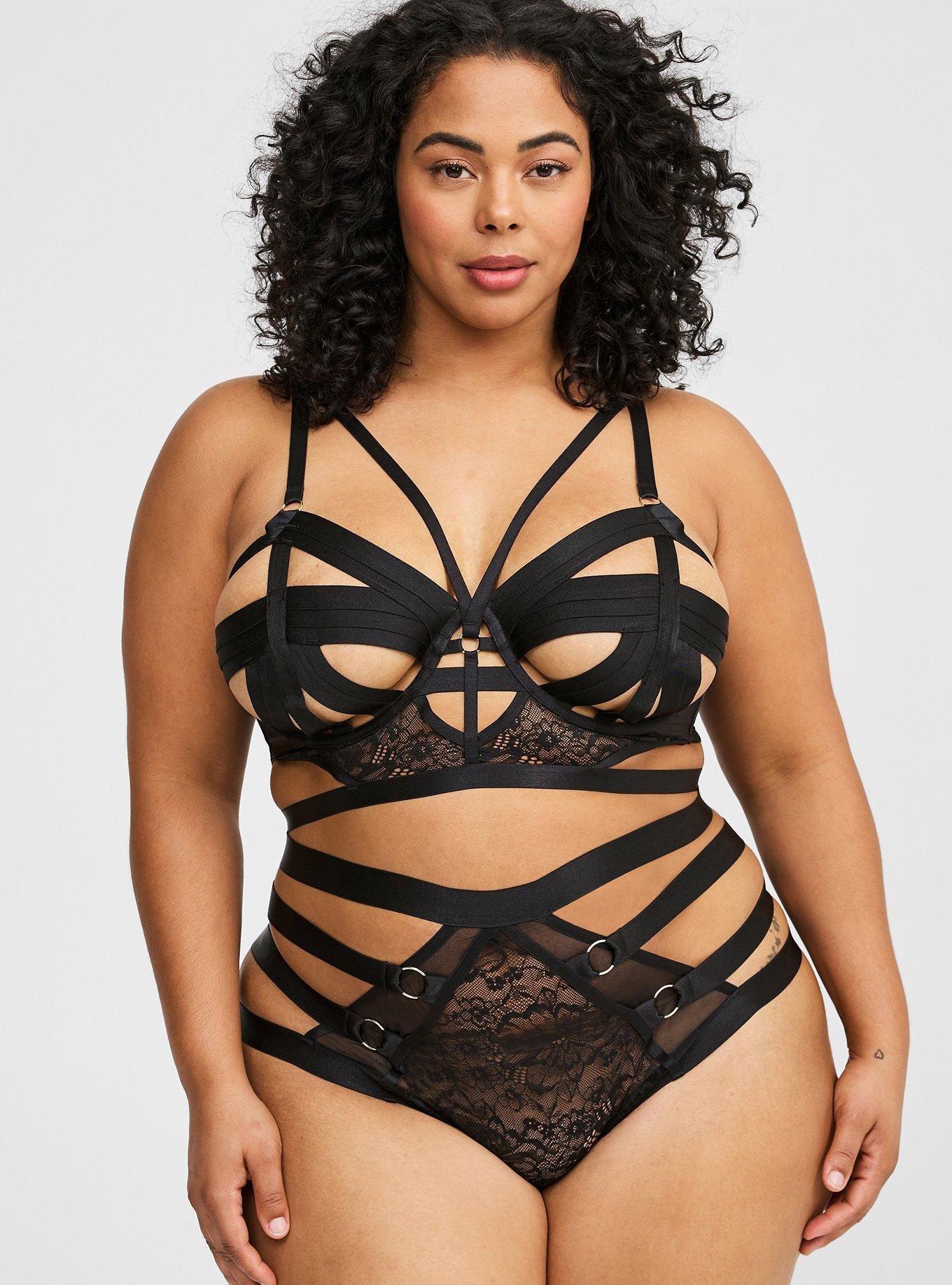 Strappy Vixen Elastic Cup Underwire Bra