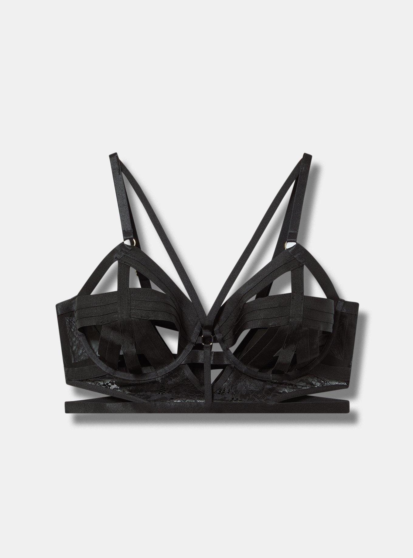 Strappy Vixen Elastic Cup Underwire Bra