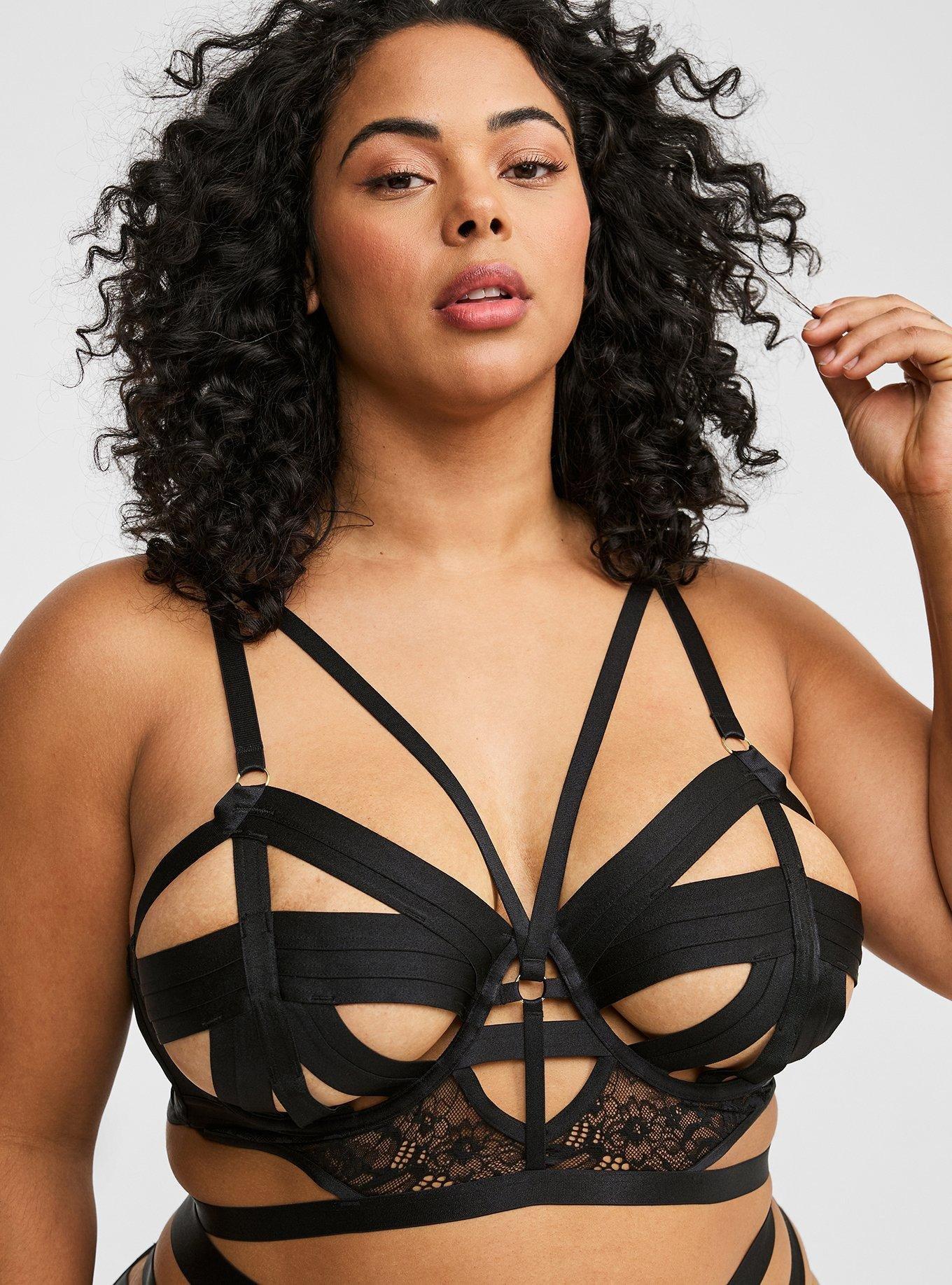 Strappy Vixen Elastic Cup Underwire Bra