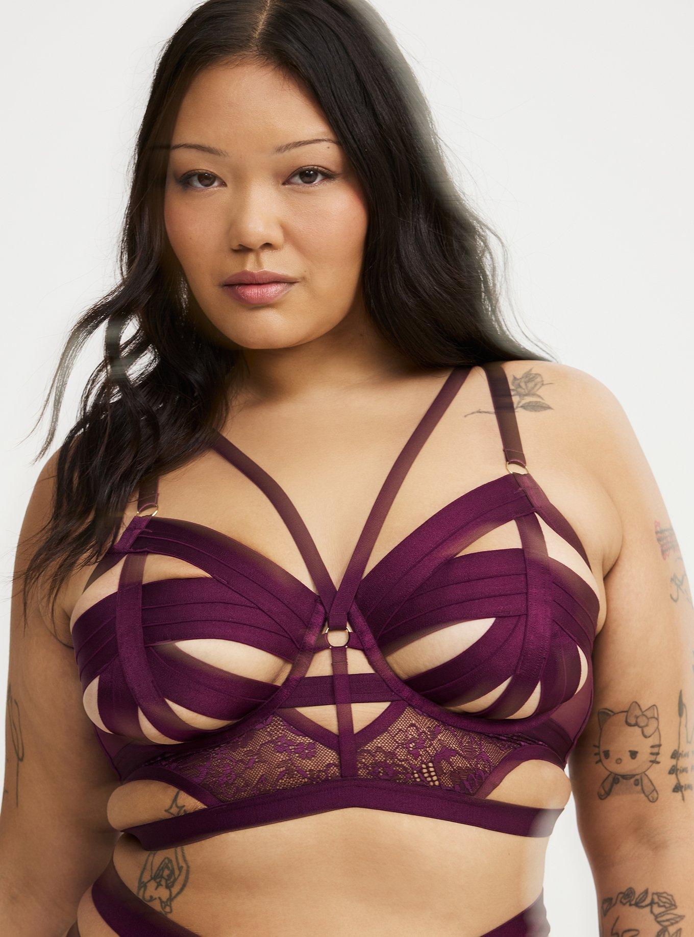 Strappy Vixen Elastic Underwire Bra
