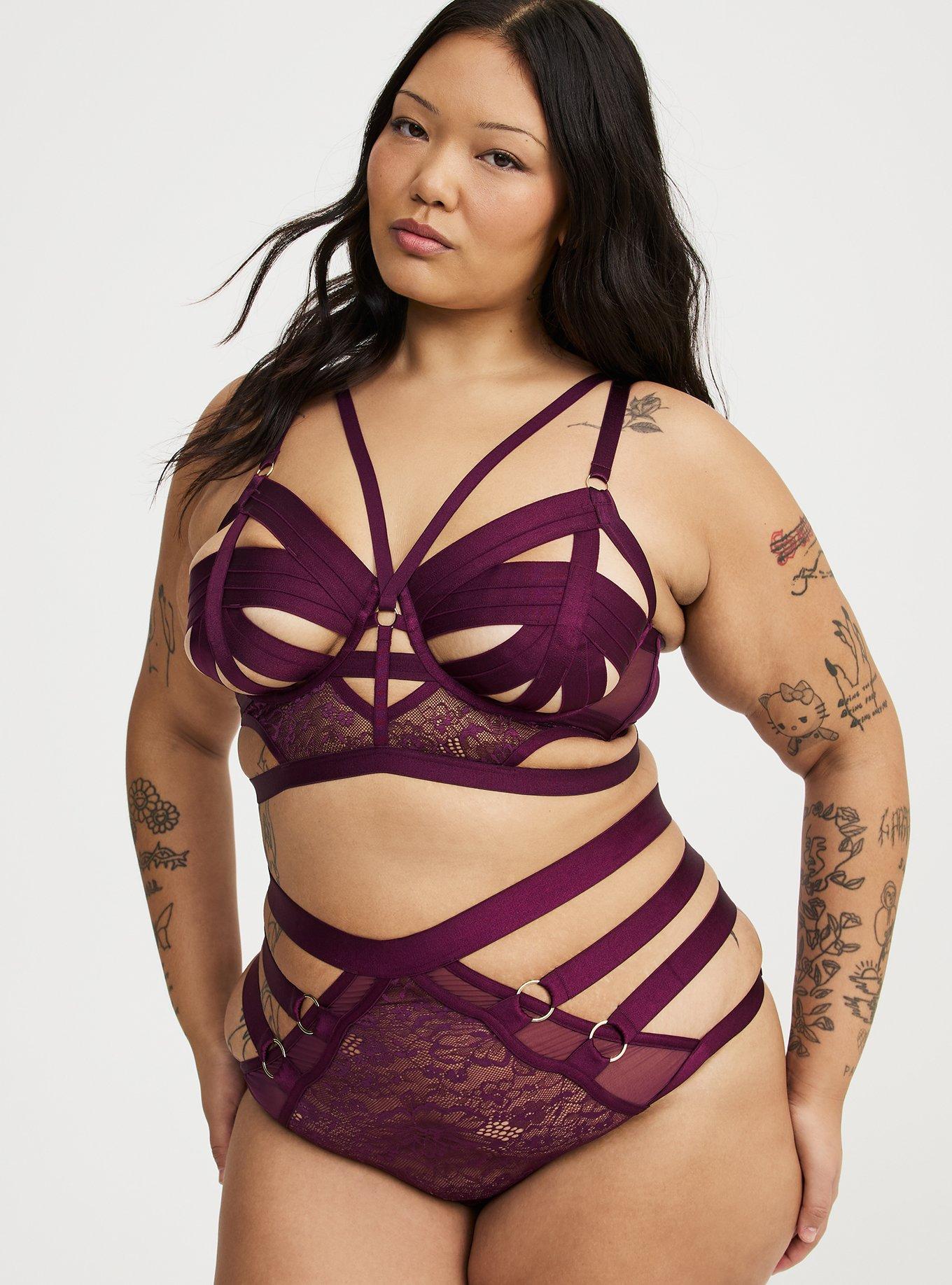 Strappy Vixen Elastic Underwire Bra