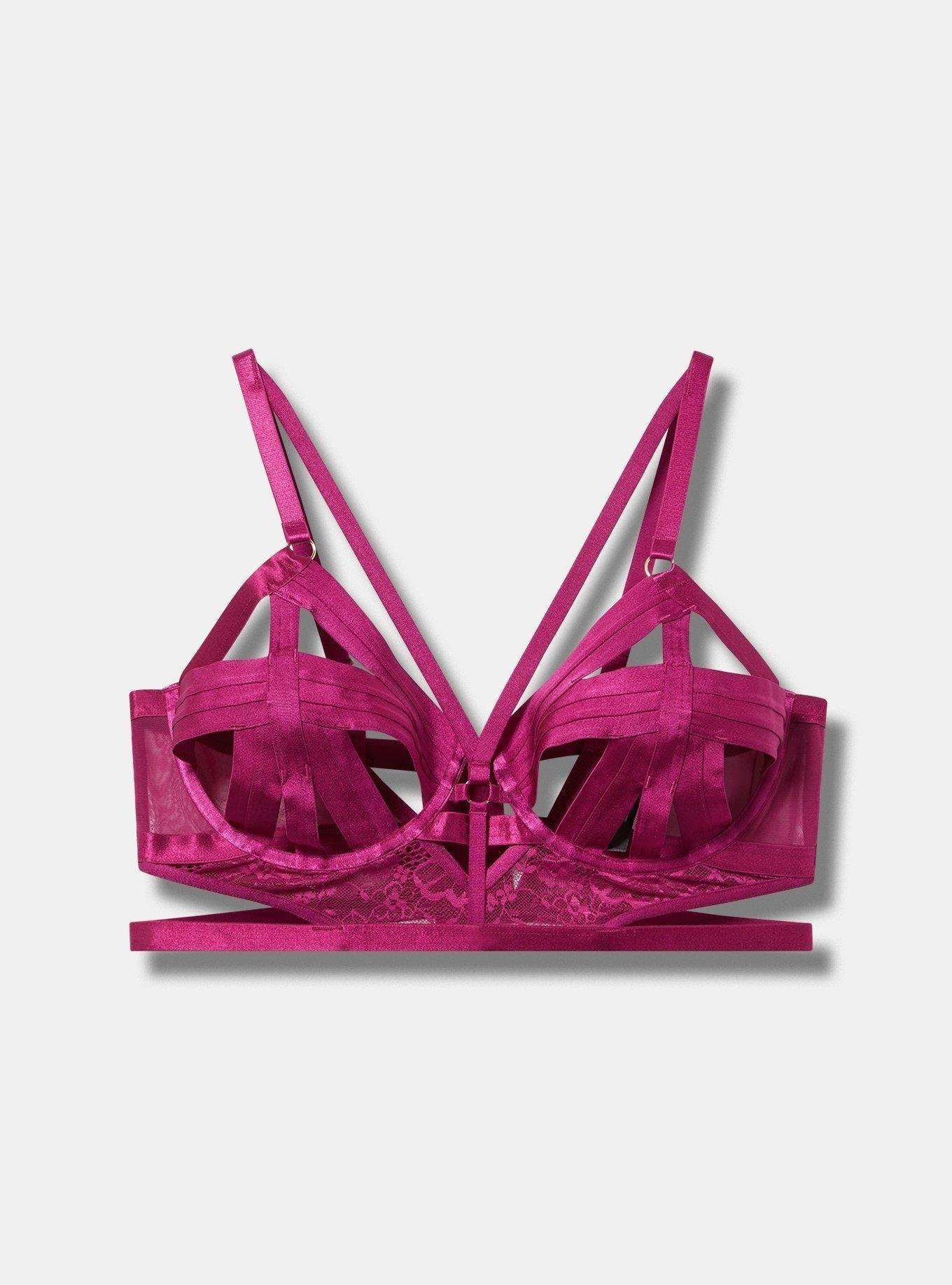 Strappy Vixen Elastic Cup Underwire Bra