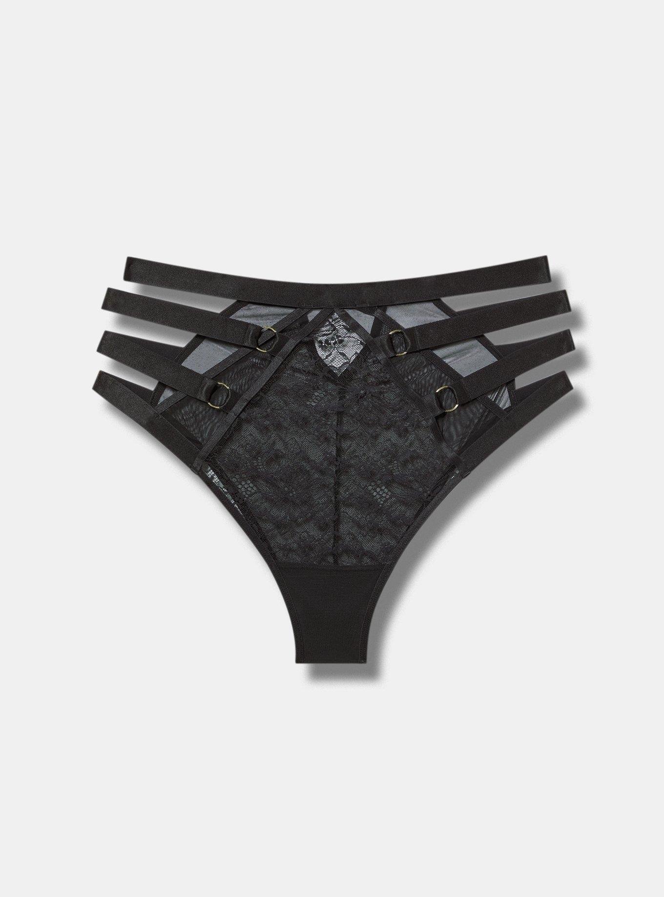 Plus Size Strappy Vixen High-Waist Cheeky Panty, , flat