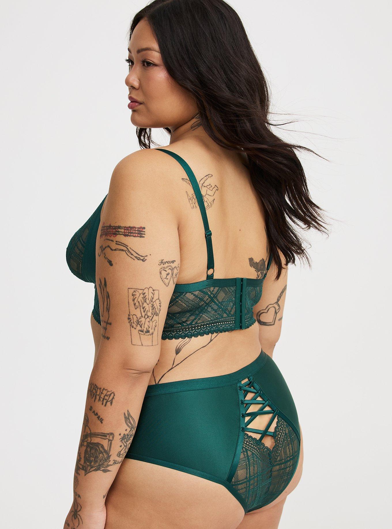Dark Debutante Mid-Rise Tanga