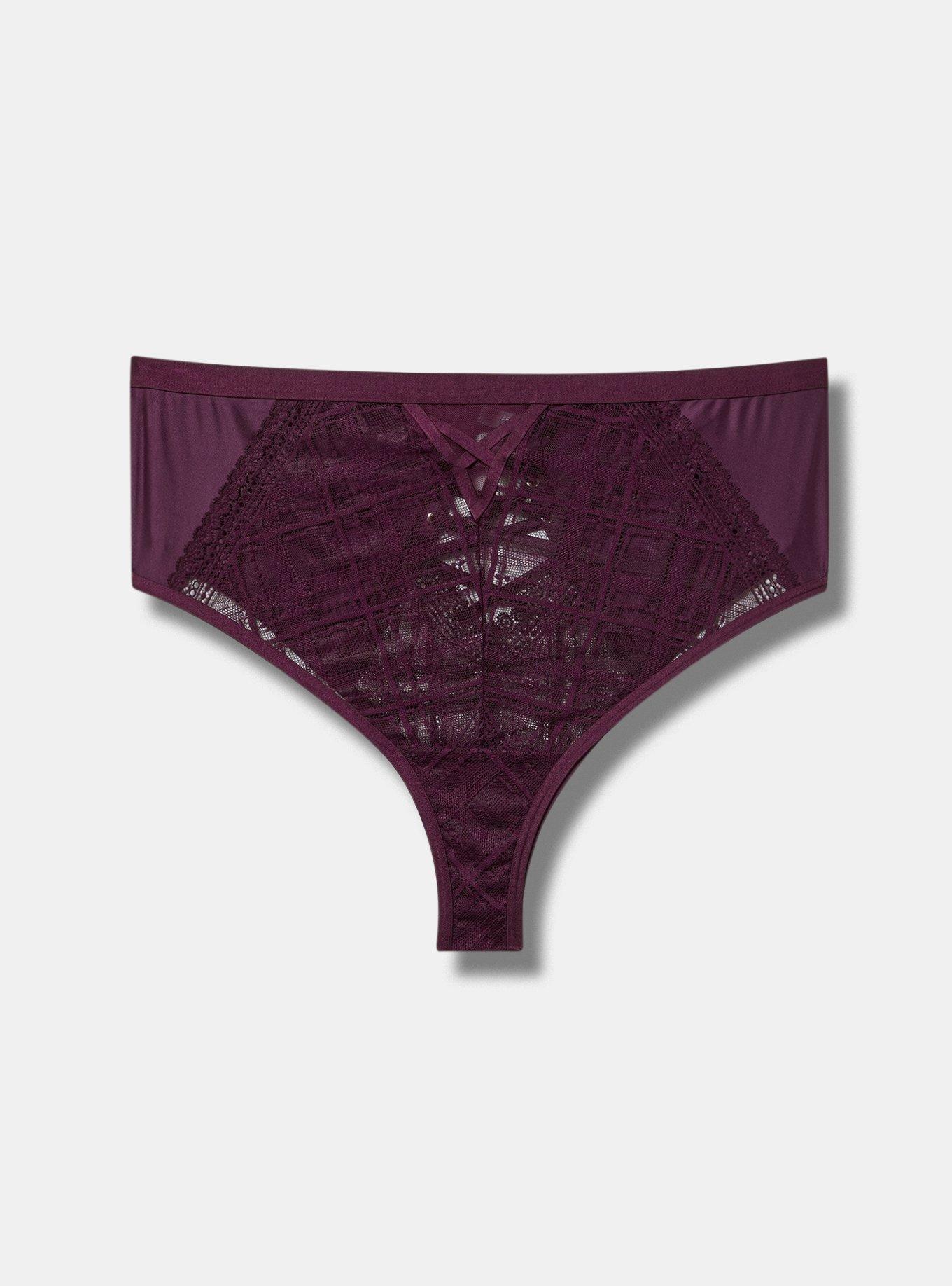 Dark Debutante Mid-Rise Tanga