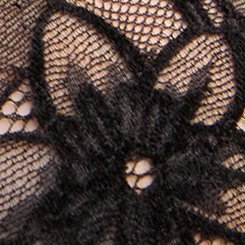 Cozy Lace Bralette, RICH BLACK, swatch