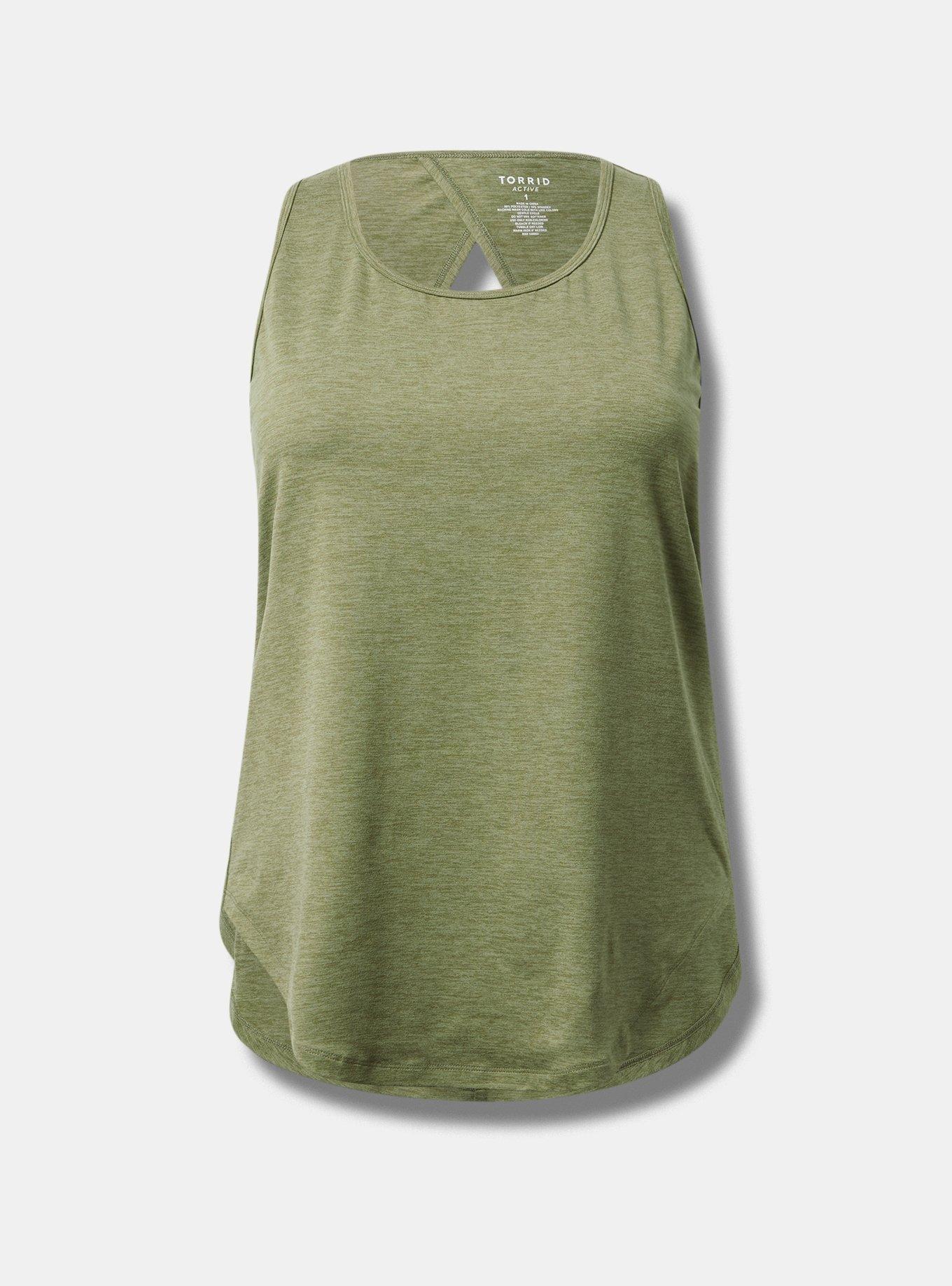 Super Soft Performance Jersey Keyhole Active Tank