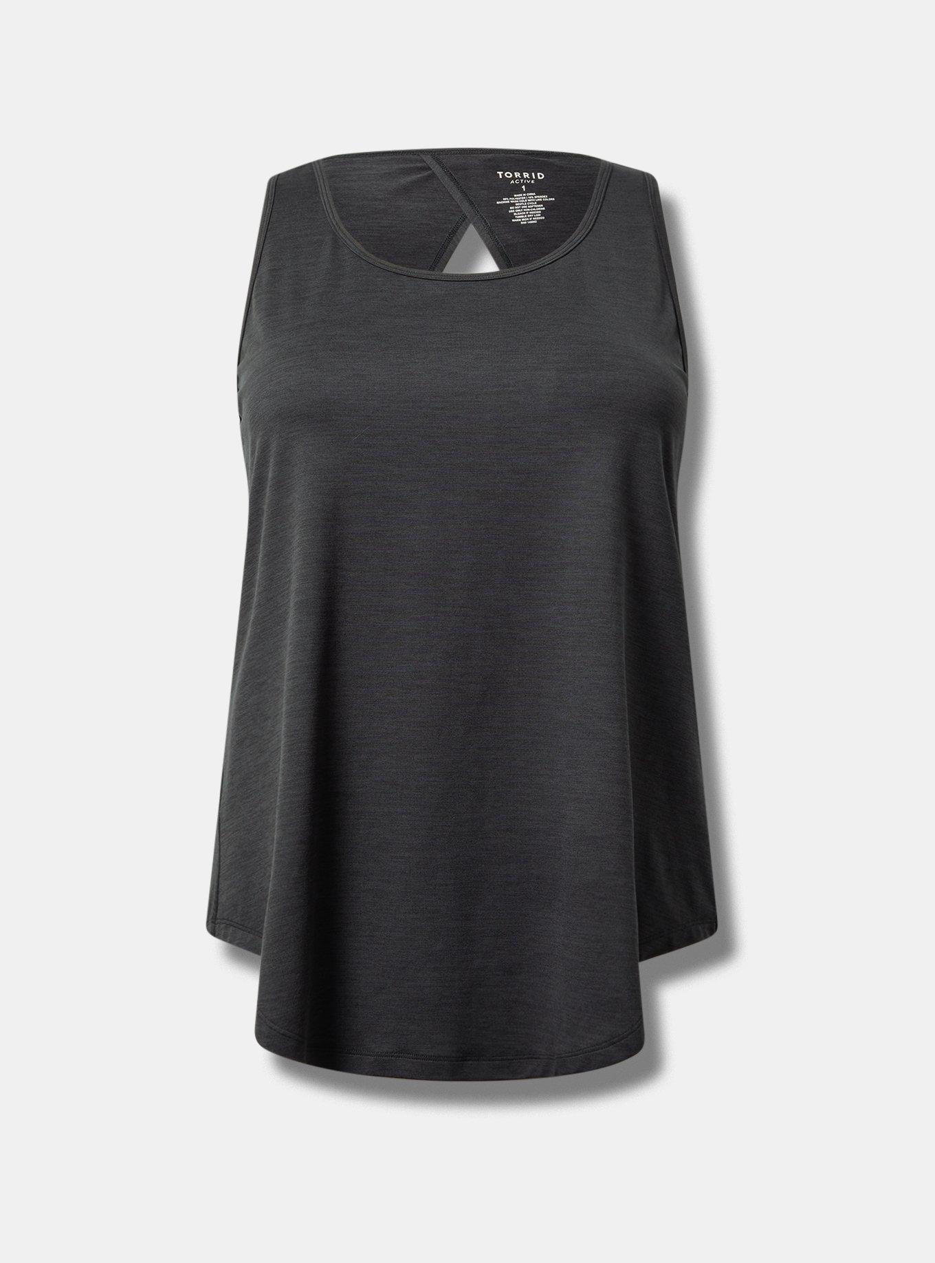 Super Soft Performance Jersey Keyhole Active Tank