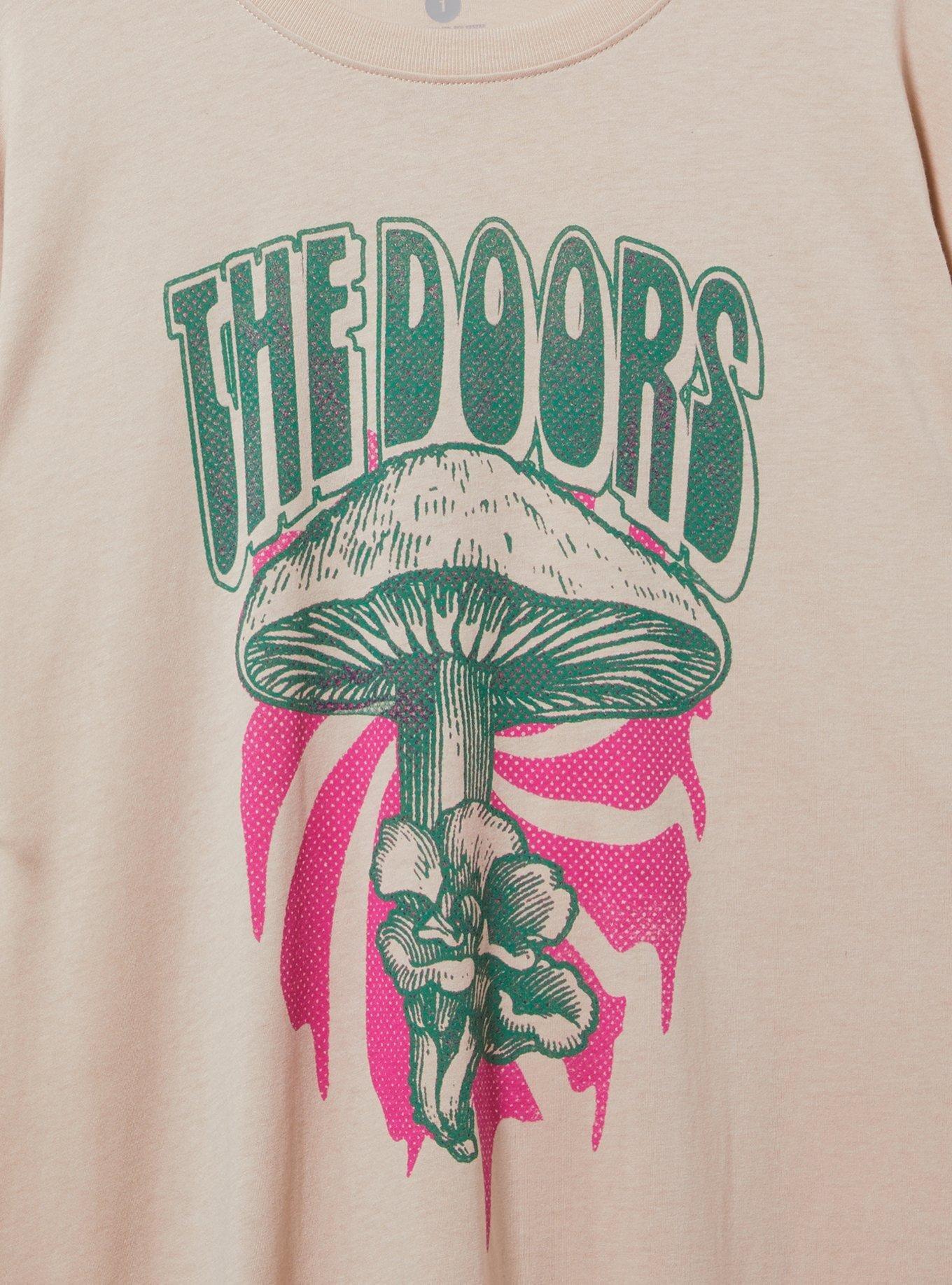 The Doors Oversize Fit Cotton Crew Tee, MUSHROOM, alternate