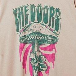 The Doors Oversize Fit Cotton Crew Tee, MUSHROOM, swatch