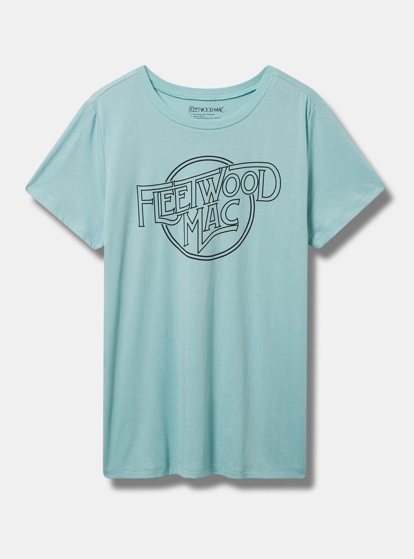 Fleetwood Mac Logo Classic Fit Cotton Crew Tee