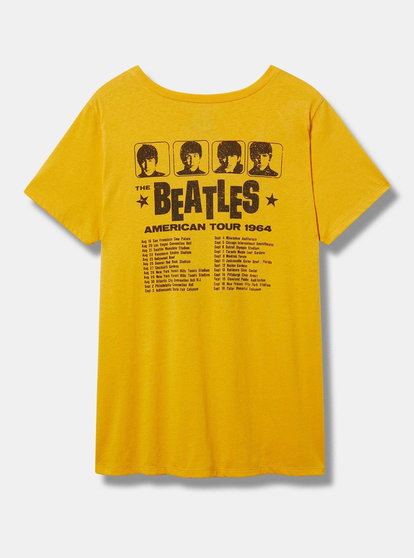 The Beatles Classic Fit Cotton Crew Tee, MINERAL YELLOW, alternate