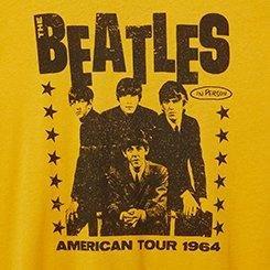 The Beatles Classic Fit Cotton Crew Tee, MINERAL YELLOW, swatch