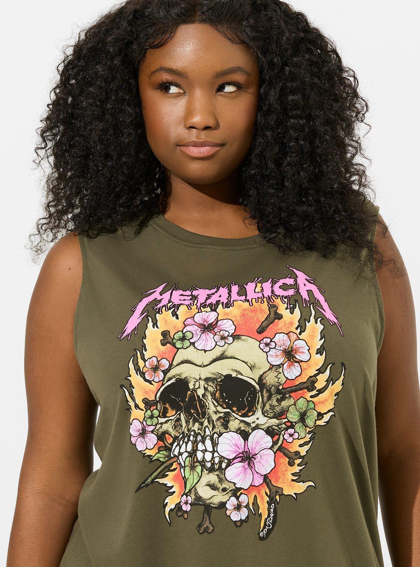 Metallica Relax Fit Cotton Crew Tank