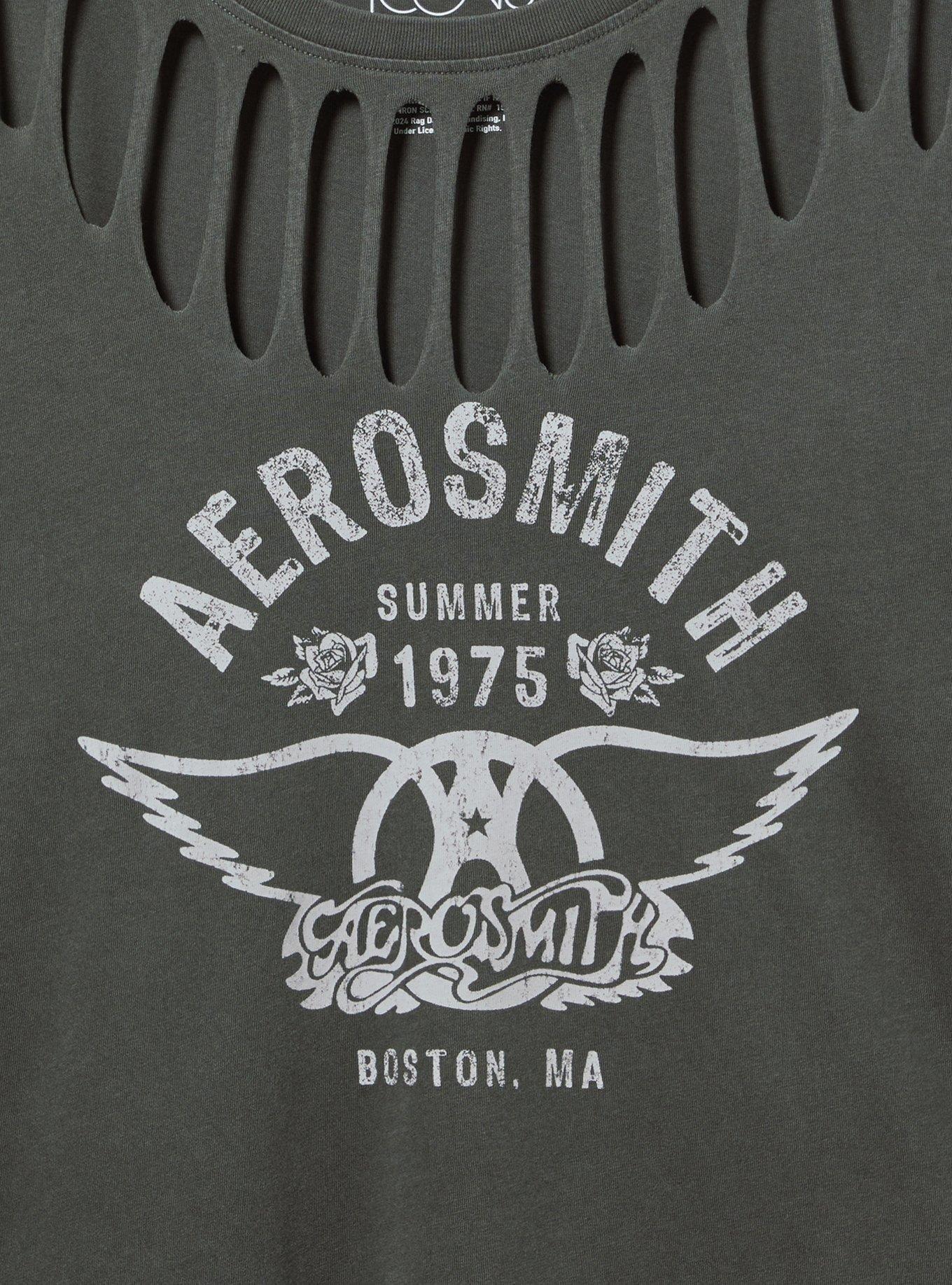 Aerosmith Relax Fit Cotton Slash Tee