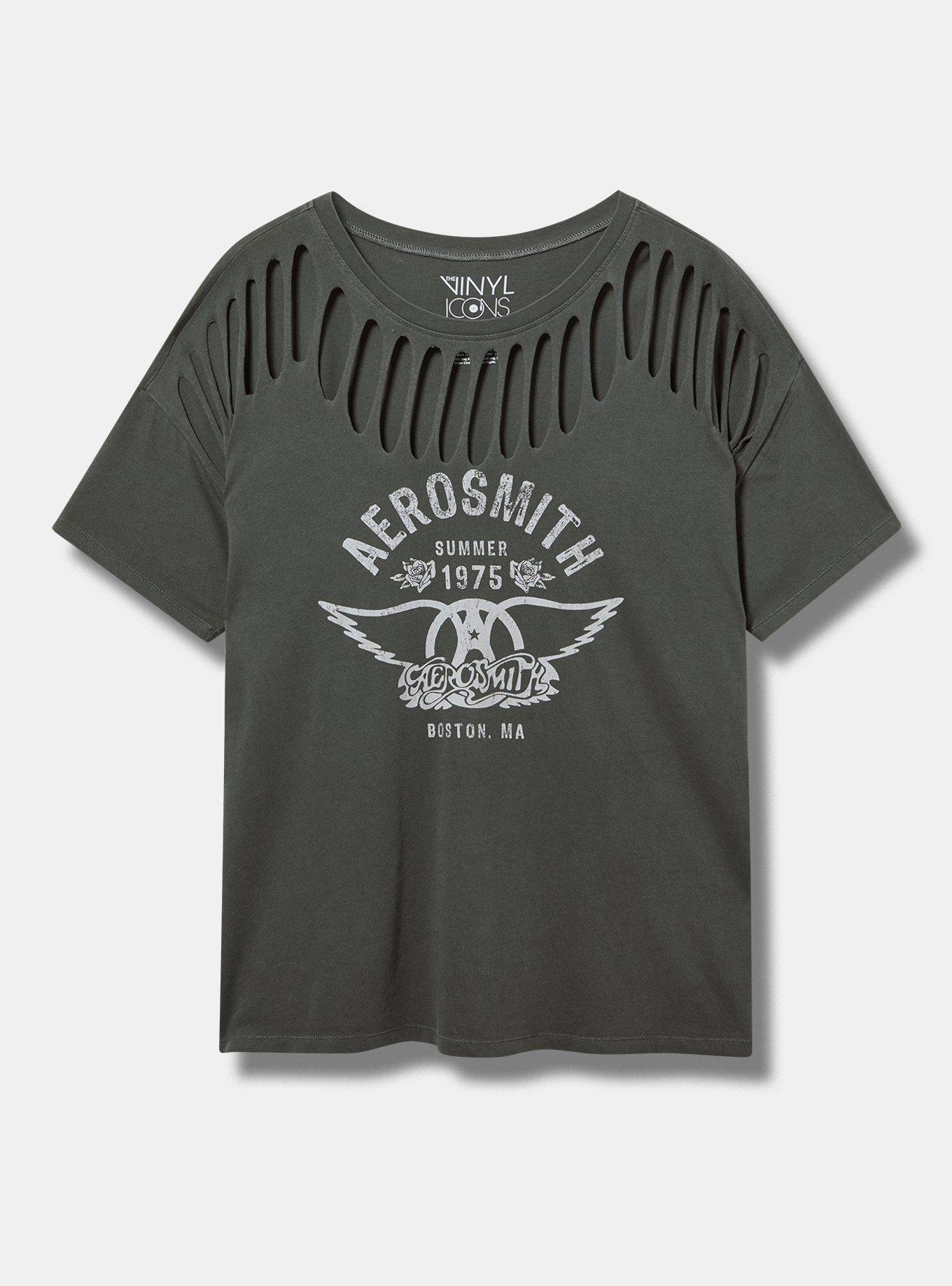 Aerosmith Relax Fit Cotton Slash Tee