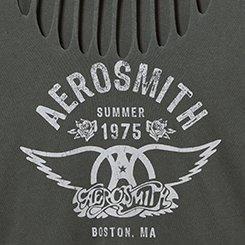 Aerosmith Relax Fit Cotton Slash Tee, ANTHRACITE, swatch