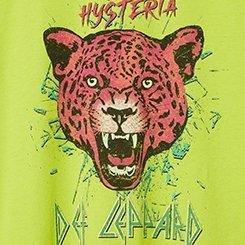 Def Leppard Classic Fit Cotton Crew Tee, LIGHT GREEN, swatch
