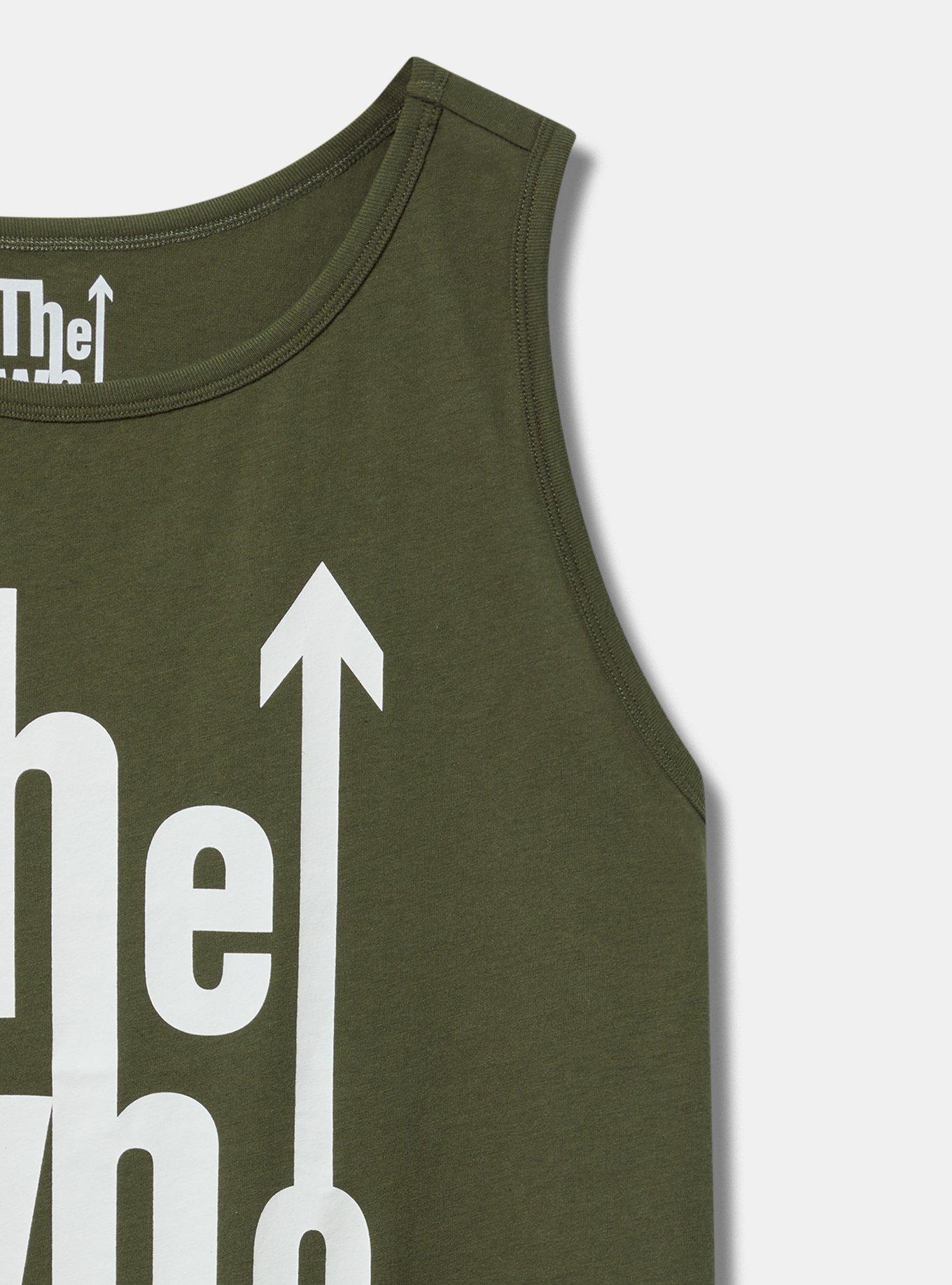 The Who Classic Fit Cotton Crew Tank, DEEP DEPTHS, alternate