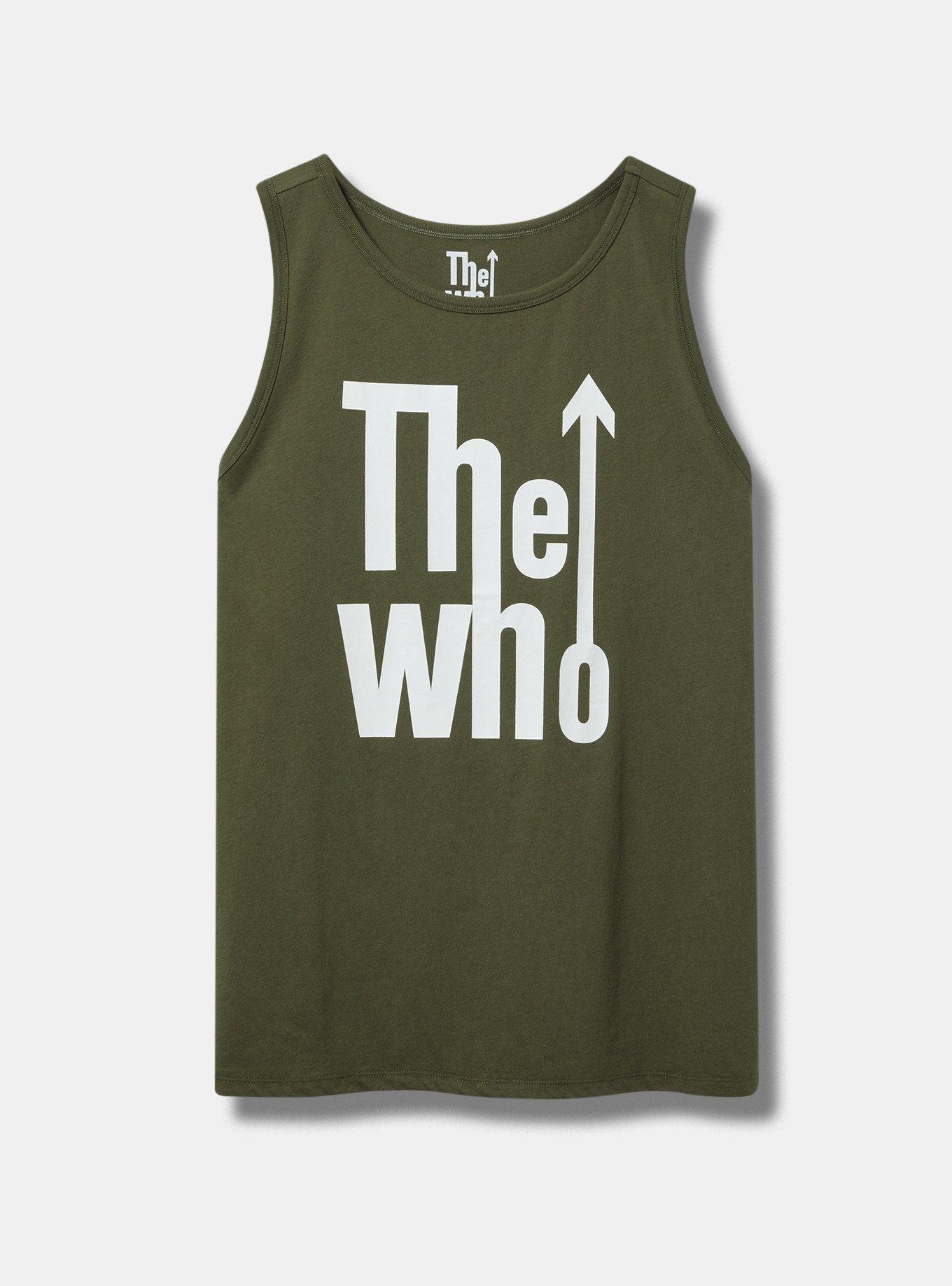 The Who Classic Fit Cotton Crew Tank