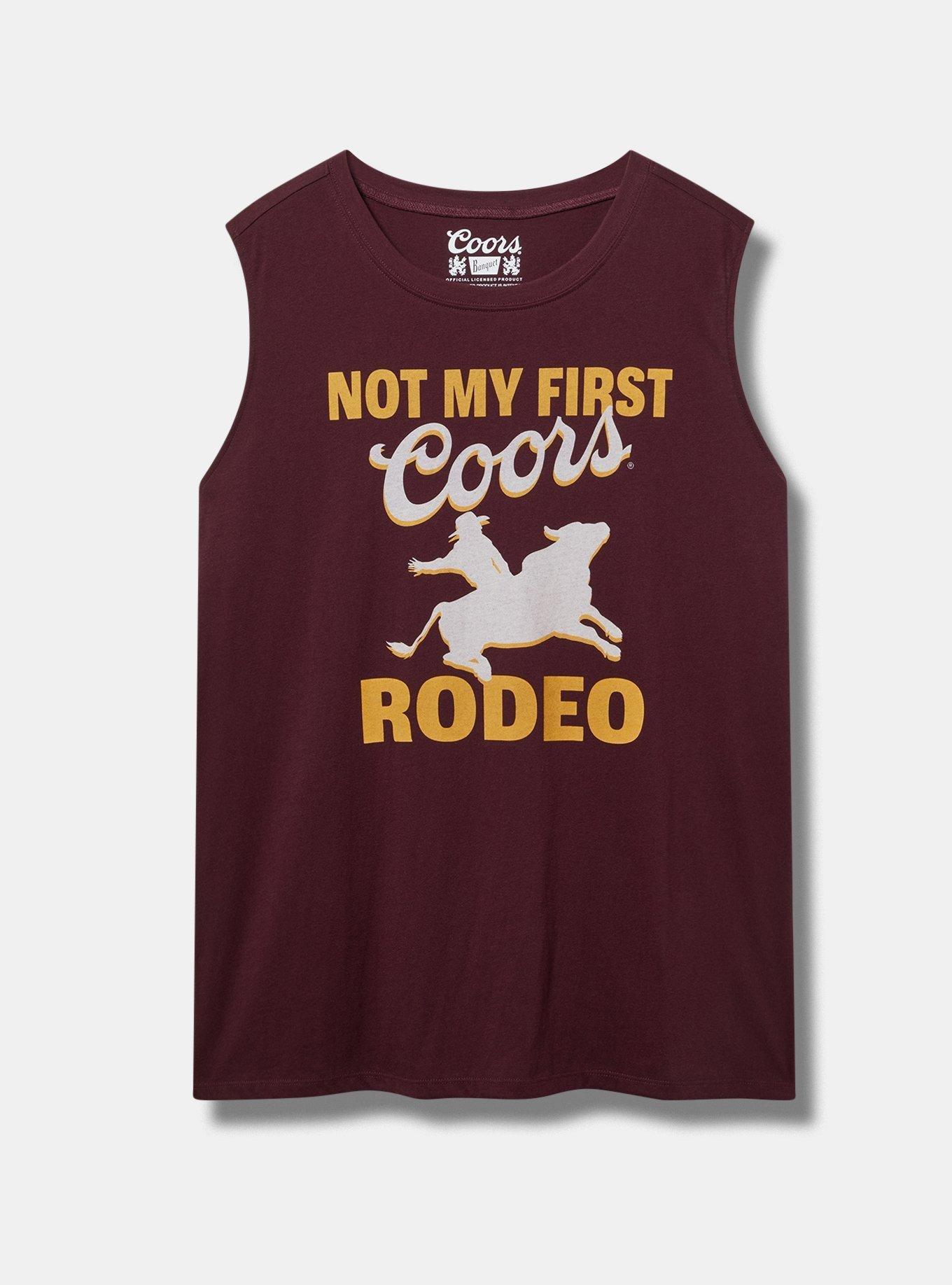 Coors Rodeo Relax Fit Cotton Crew Tank